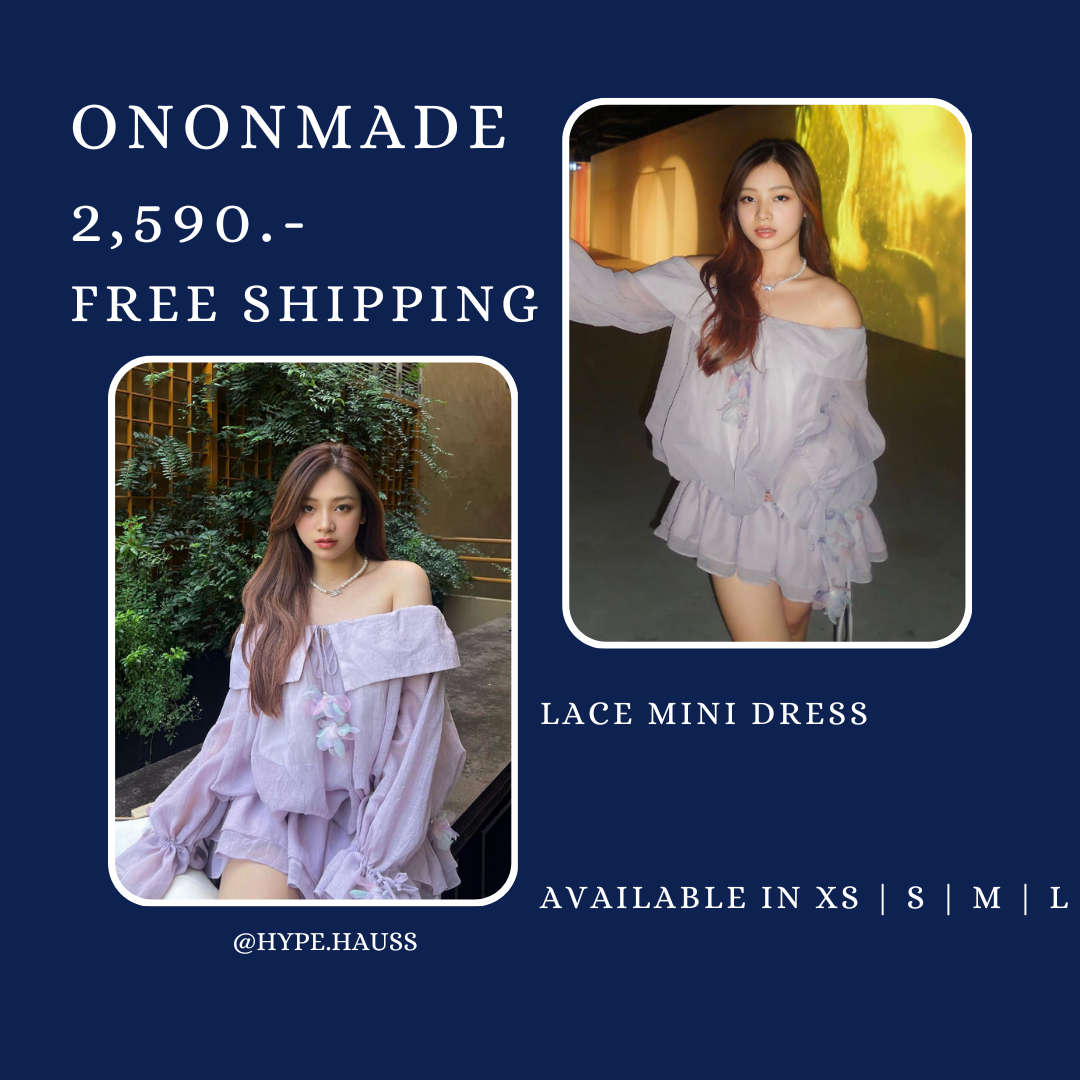 PRE-ORDER ONONMADE LACE MINI DRESS