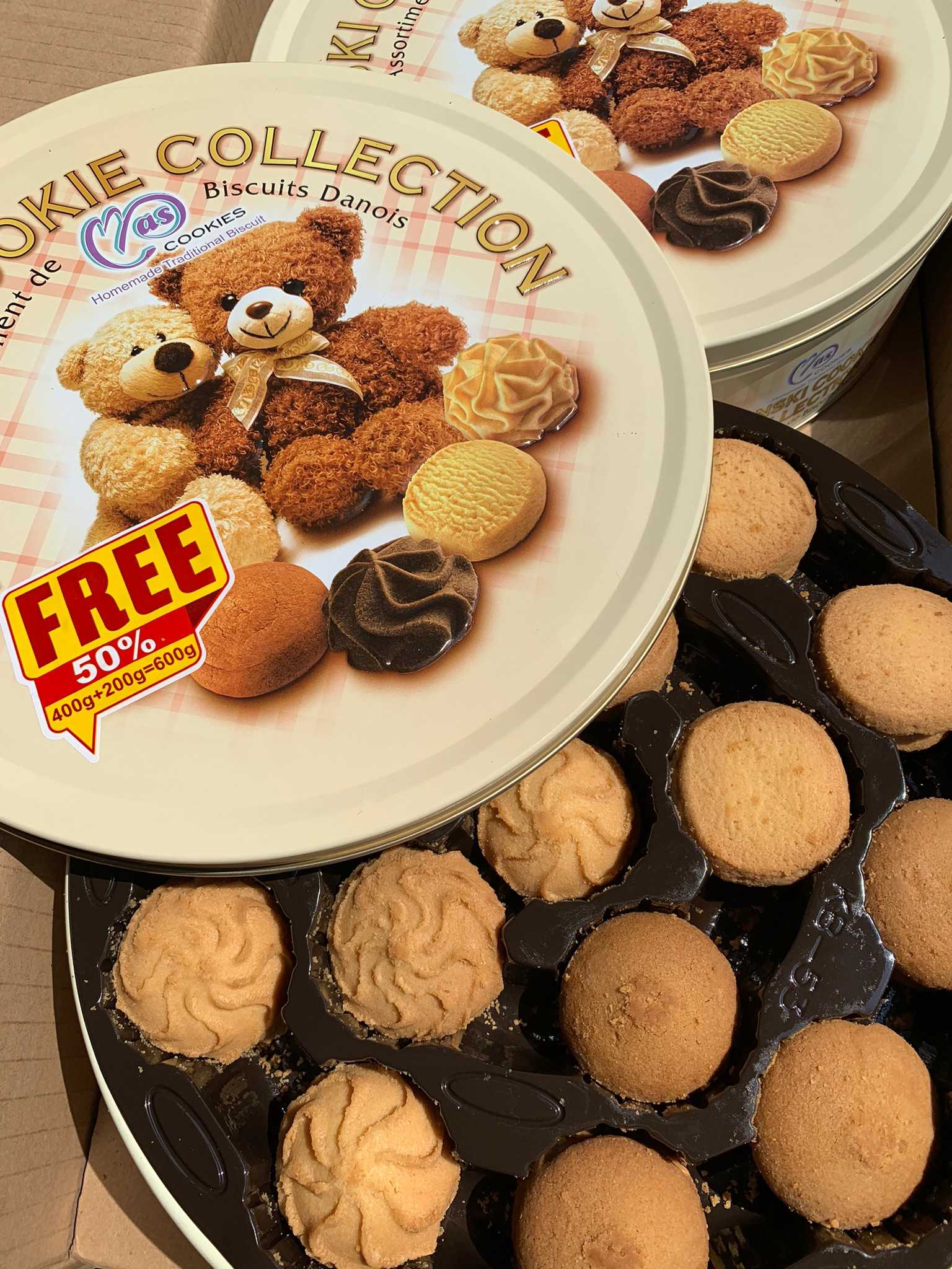 🍪🍪Danski chocolate 🍫🍫 คุกกี้น้องหมี อร่อยกรุบกริบมาก😋 เนื้อคุกกี้กรอบ หอม