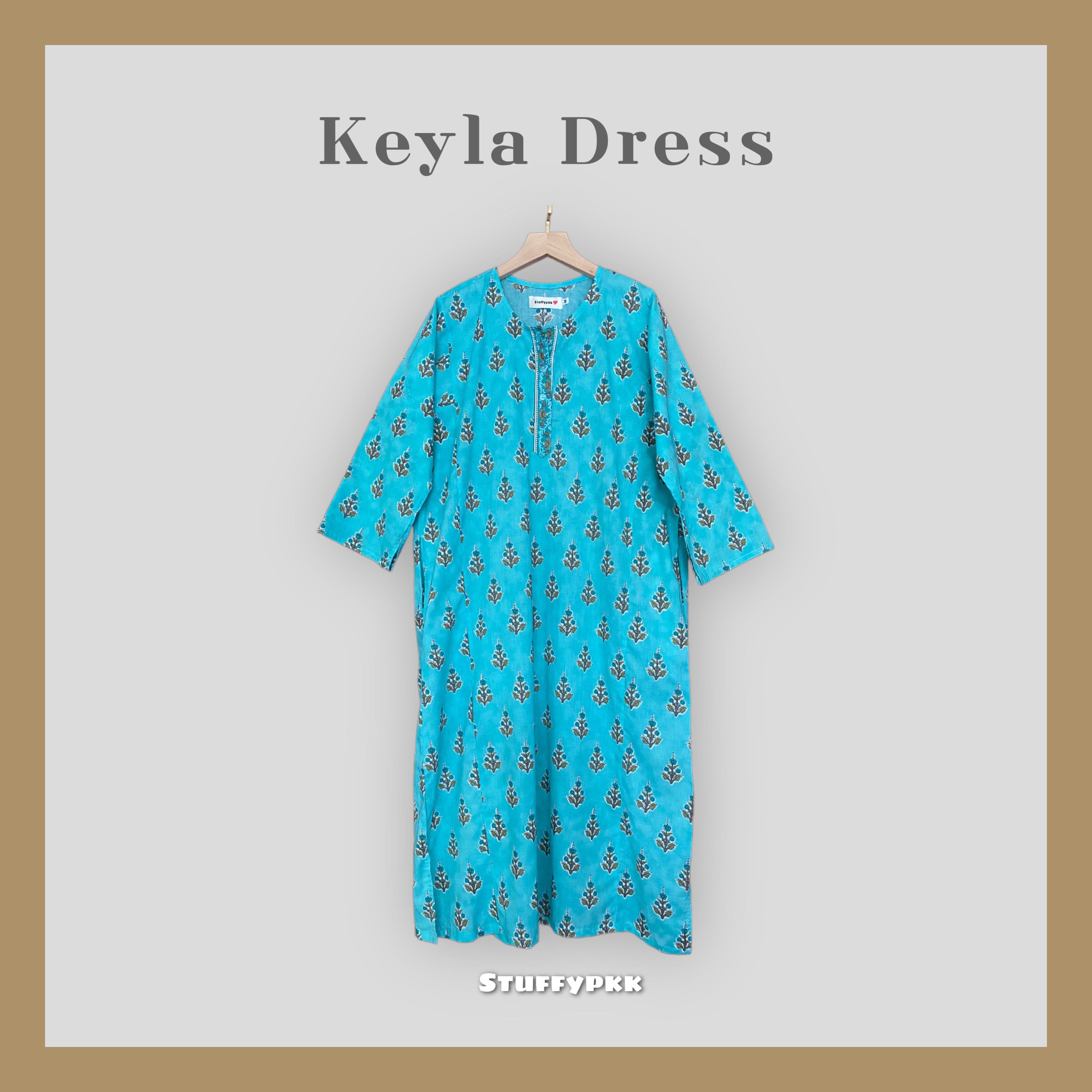 𝐊𝐚𝐲𝐥𝐚 𝐝𝐫𝐞𝐬𝐬 สีฟ้า