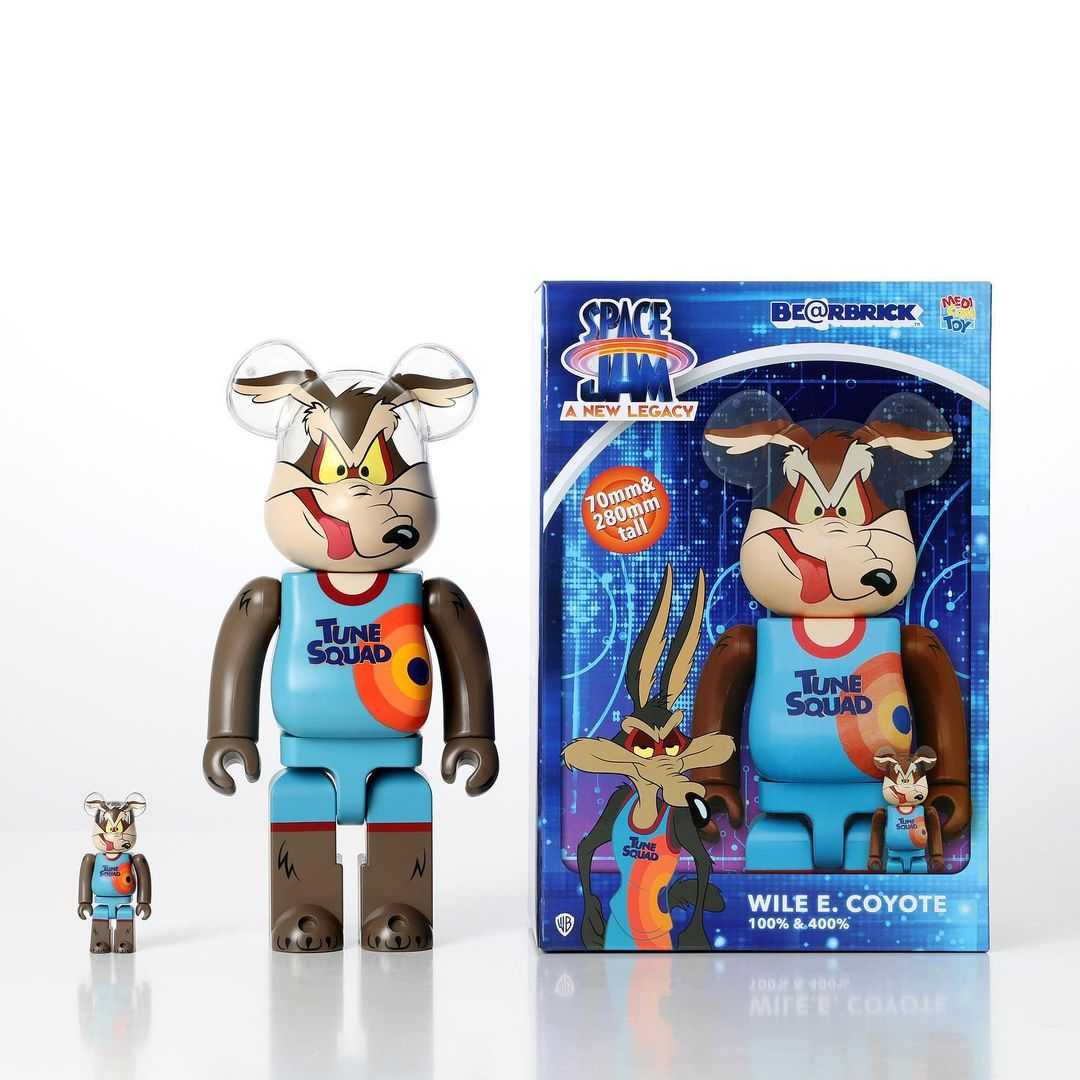 Be@rbrick Space Jam 2 WILE E. COYOTE 100%+400%