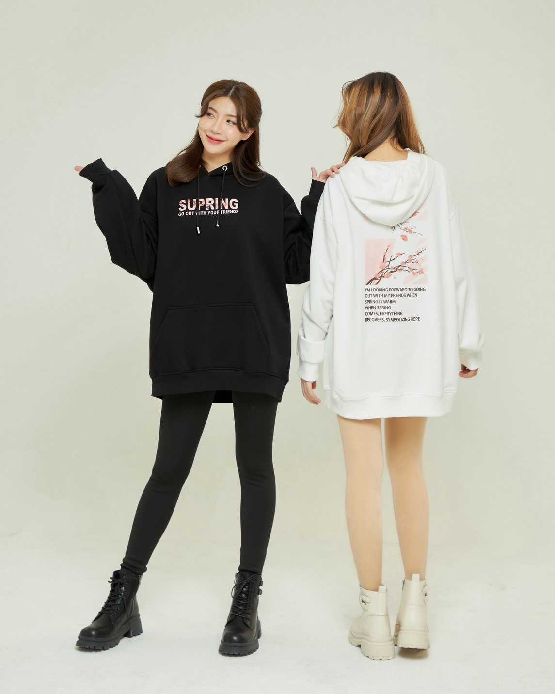 UNISEX WARM WINTER HOODIE  เสื้อฮู้ดบุขนด้านใน