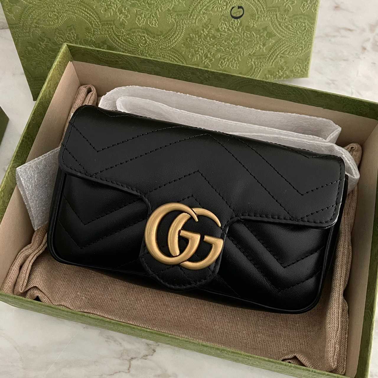New Gucci marmont  Super Mini​  6.5นิ้ว  📌(ทักเชทก่อนสั่งซื้อ) 