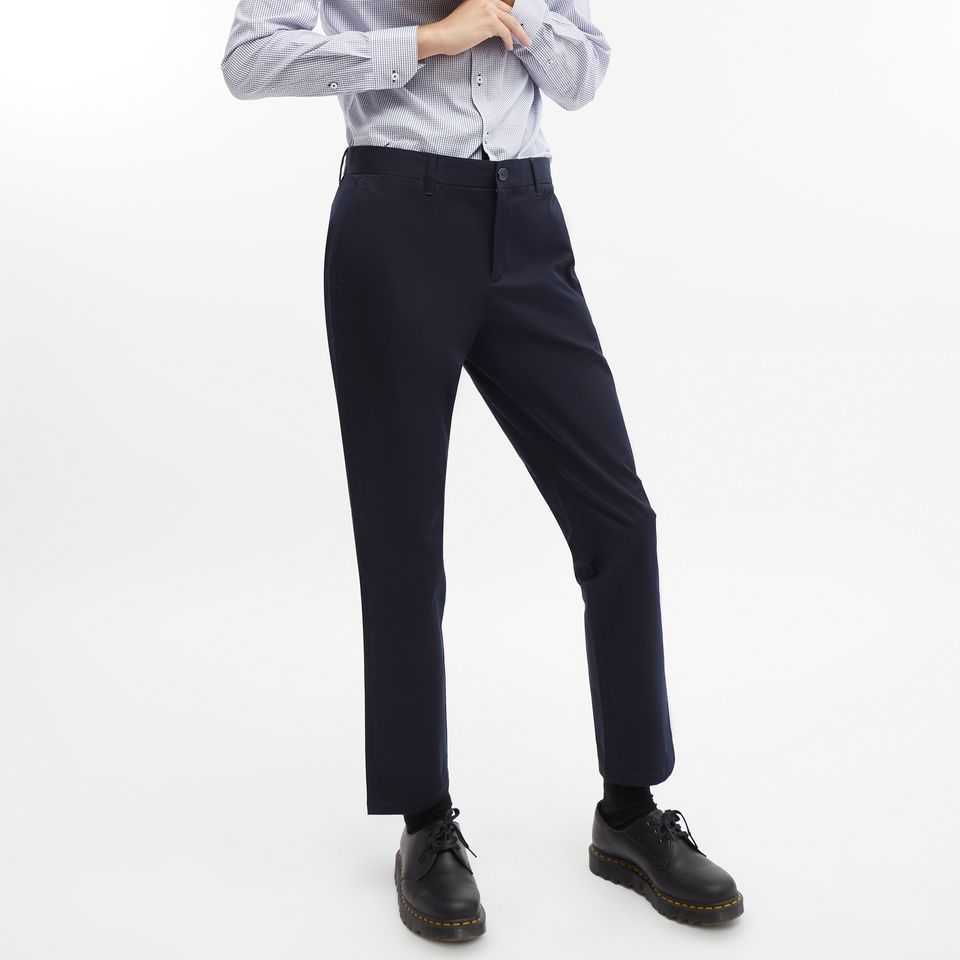 กางเกงชิโน่ (Slim fit) สีน้ำเงินเข้ม | 03422