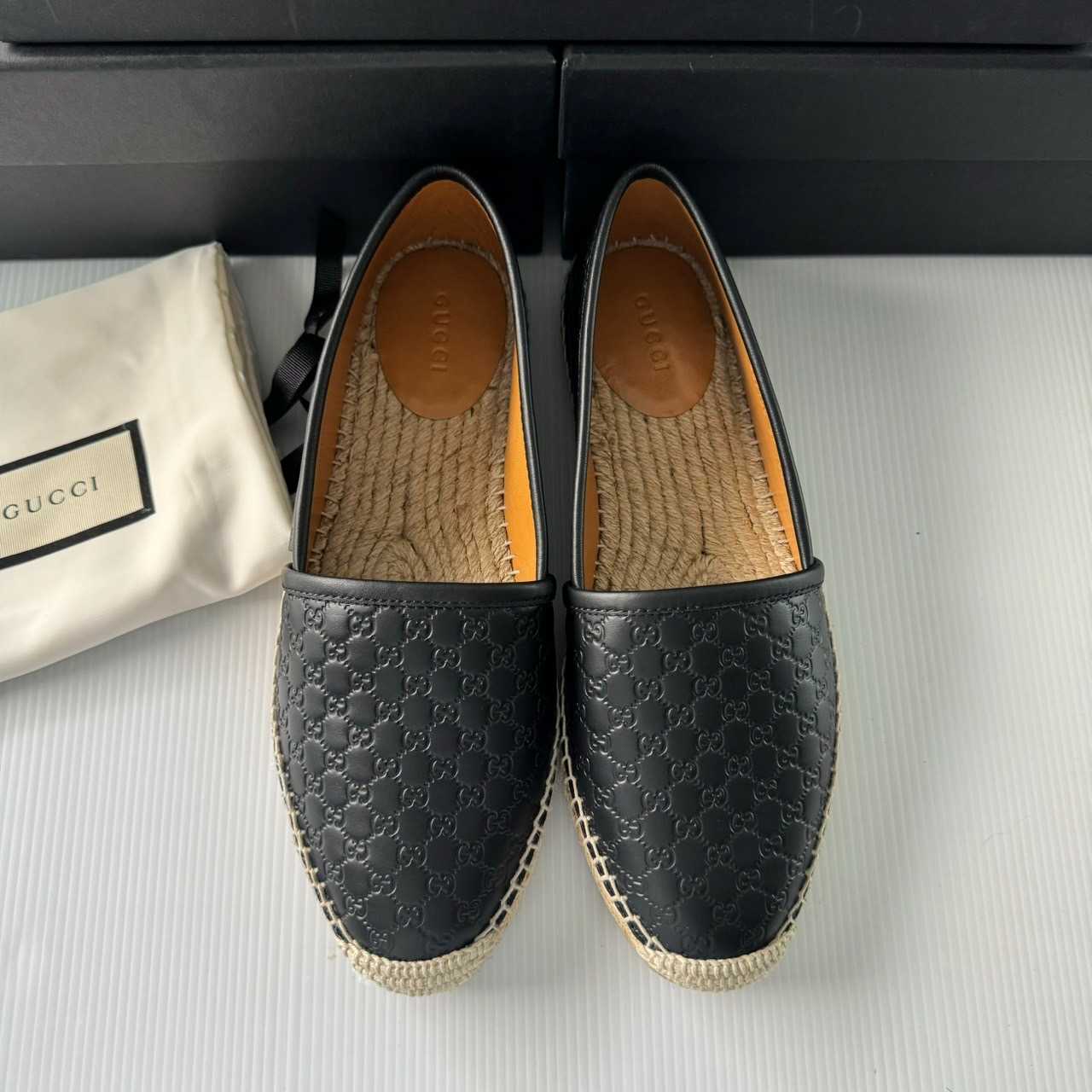 Gucci Espadrillesรุ่นหนัง