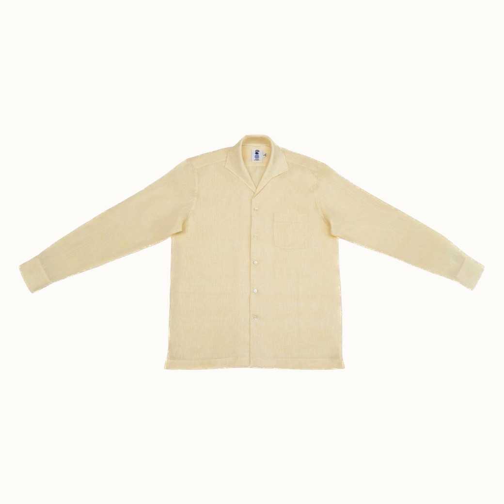 Yellow Cutaway Collar Shirt