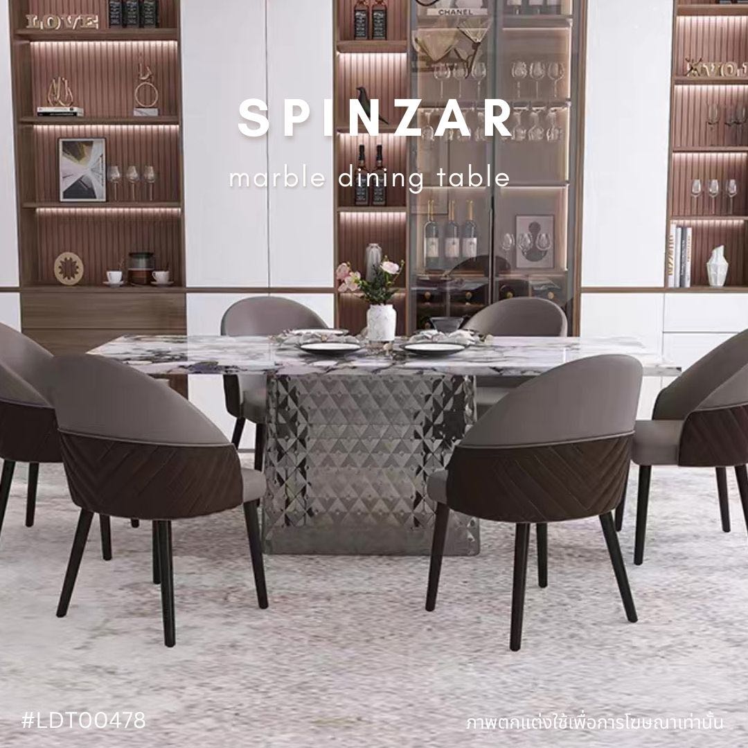 SPINZAR marble dining table  