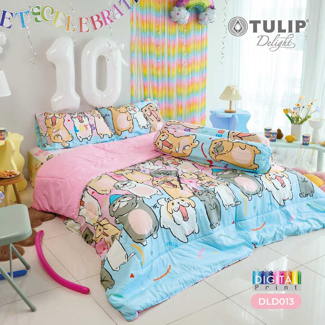 [NEW] ชุดเครื่องนอนทิวลิปดีไลท์ DLD013 ลิขสิทธิ์แท้ หมาจ๋า 10 ปี