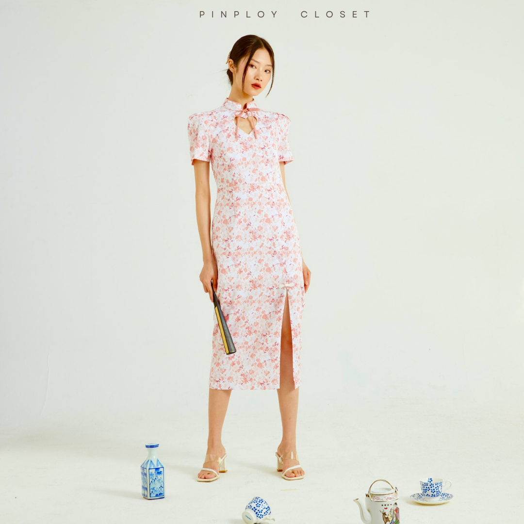 MEILIN LONG DRESS (มี 2 สี) - PINPLOY CLOSET 