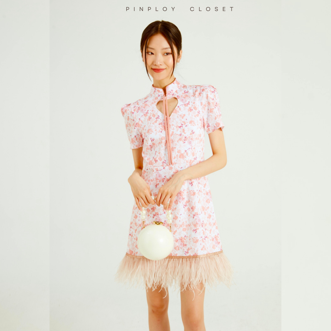 MEILIN FUR DRESS (มี 2 สี) - PINPLOY CLOSET
