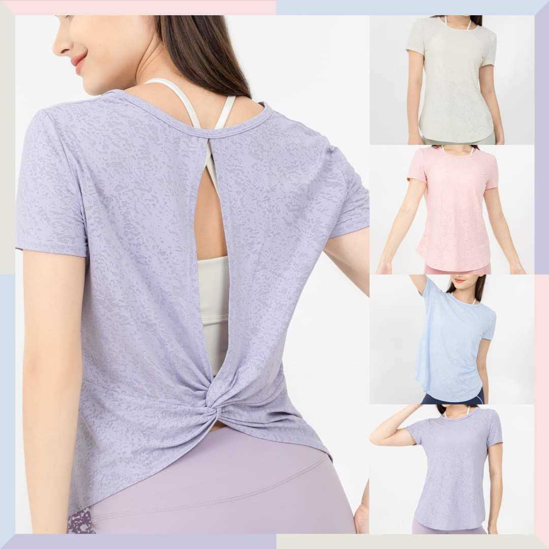 Darlyn - Ally tee เสื้อคลุมออกกำลังกาย ระบายอากาศ (สั่งสินค้าในร้านครบ 3 ชิ้น ส่งฟรี)