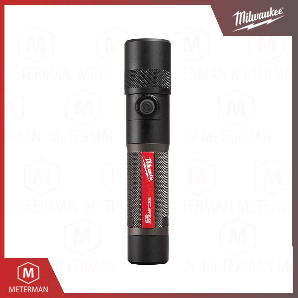 MILWAUKEE รุ่น L4 TMLED-301 ไฟฉายโลหะหมุนปรับแสง แอลอีดี