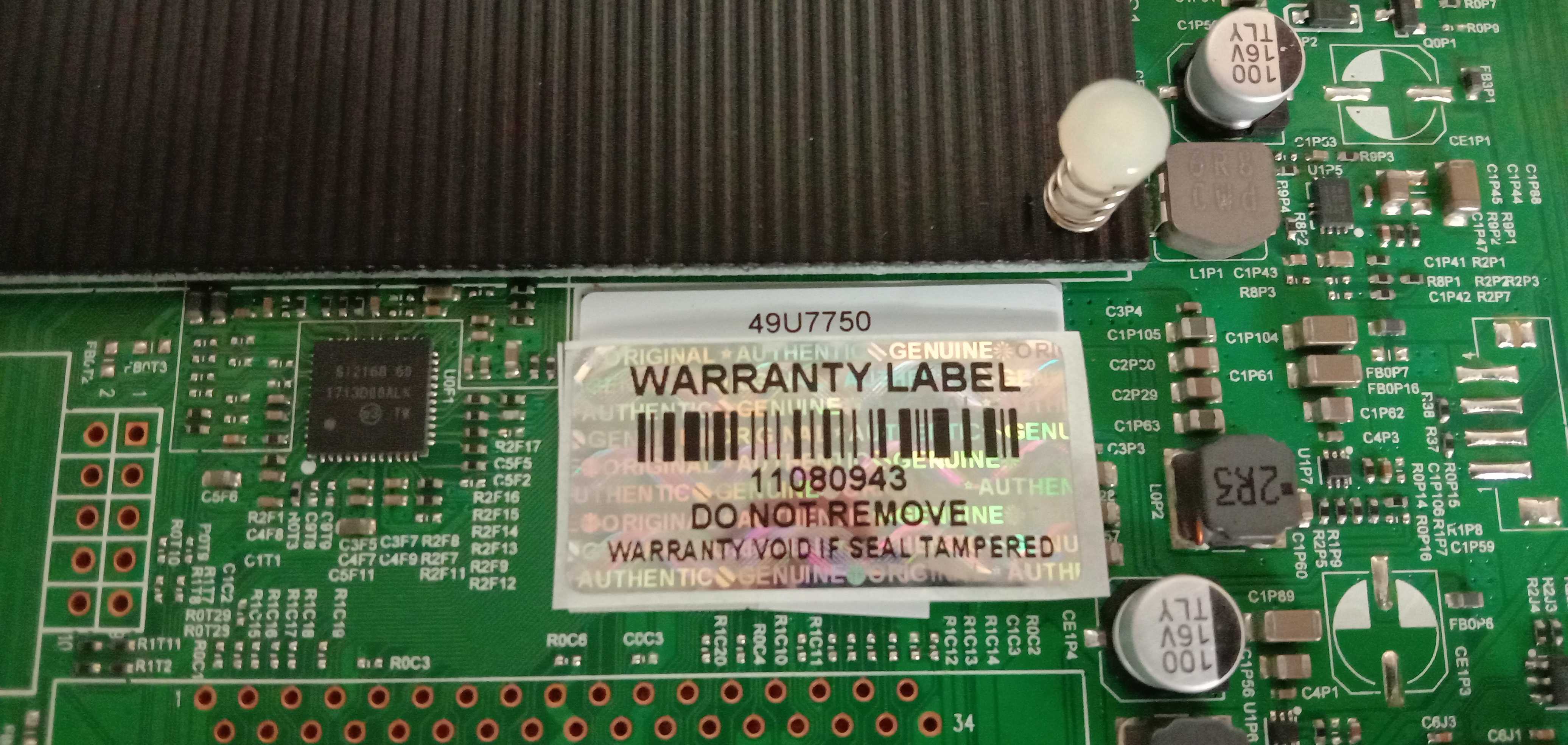 เมนบอร์ดToshiba 49U7750VT 