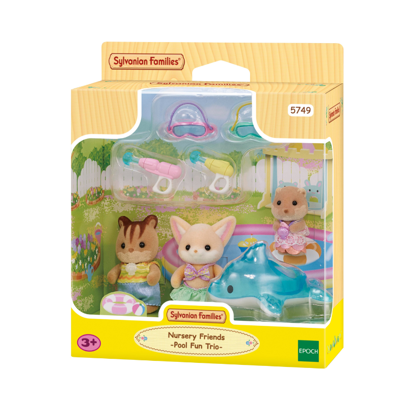 Sylvanian Families Nursery Friends -Pool Fun Trio / ซิลวาเนียน แฟมิลี่