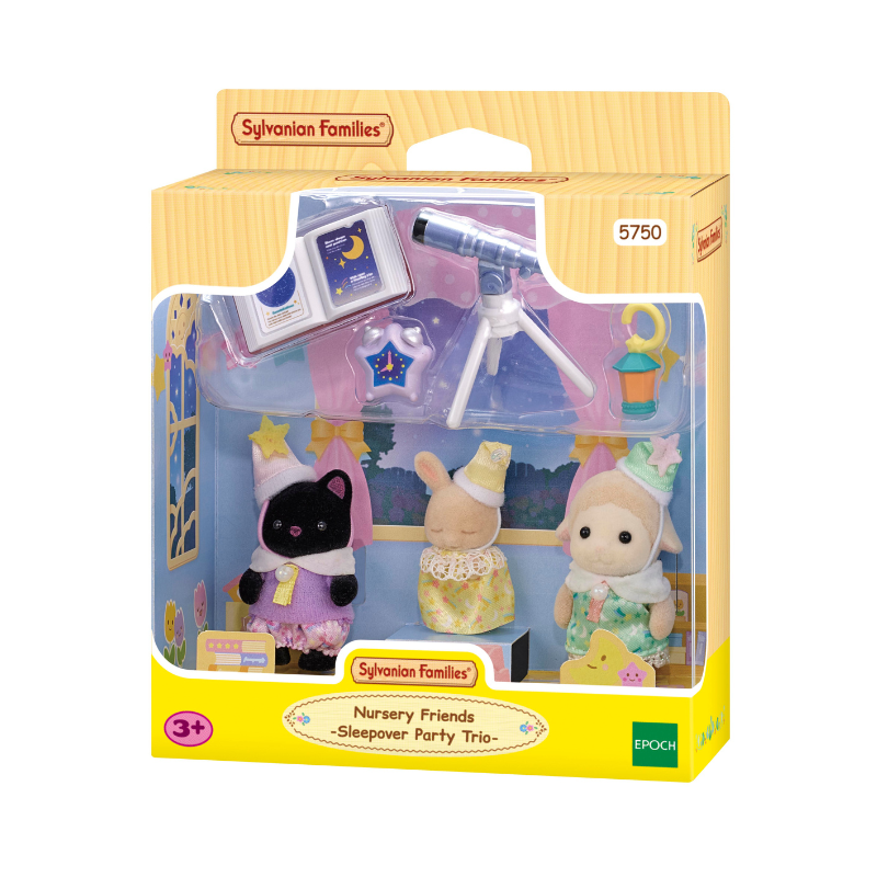 Sylvanian Families Nursery Friends -Sleepover Party Trio / ซิลวาเนียน แฟมิลี่