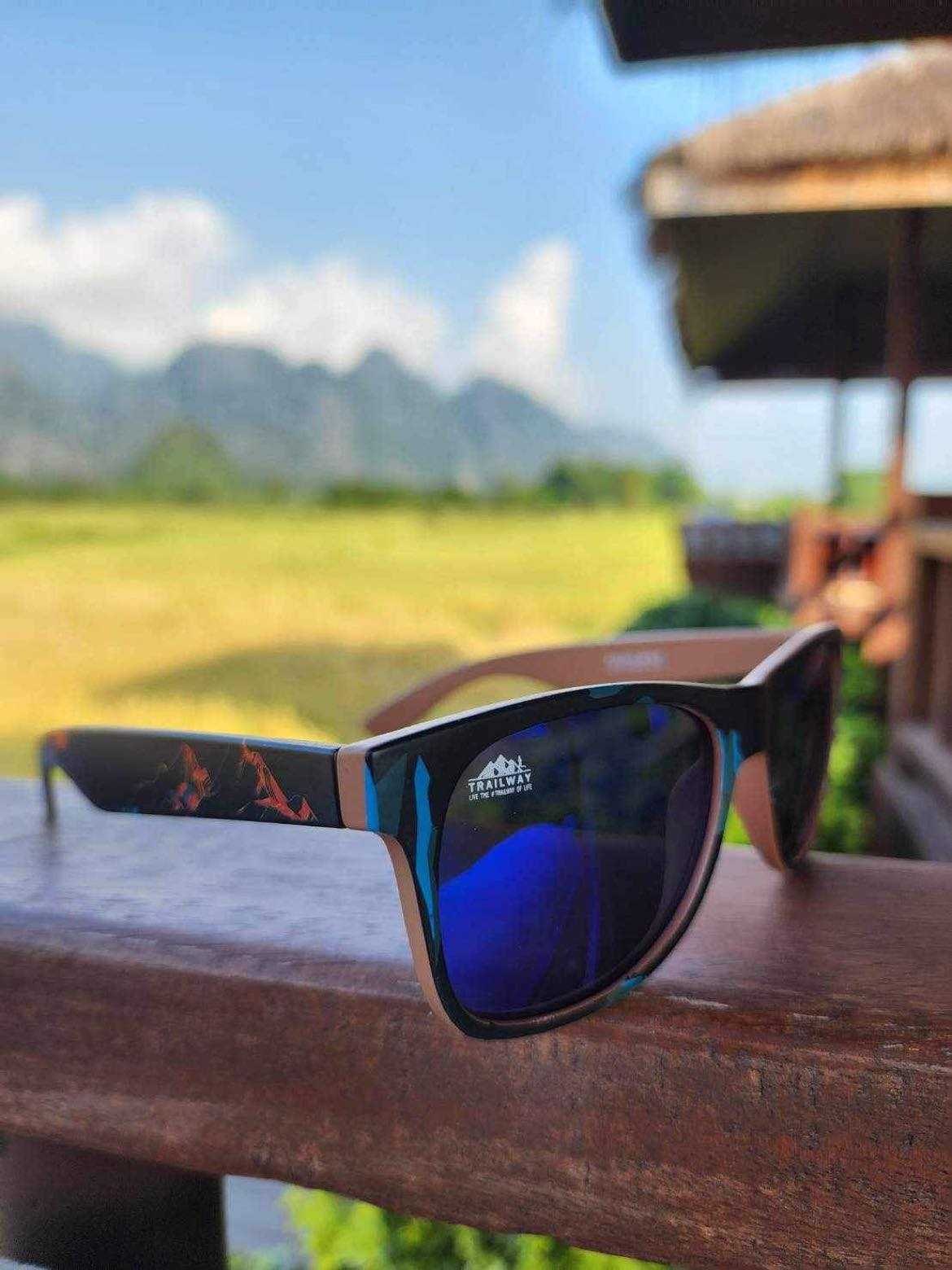 Deep Blue View Sunglasses 