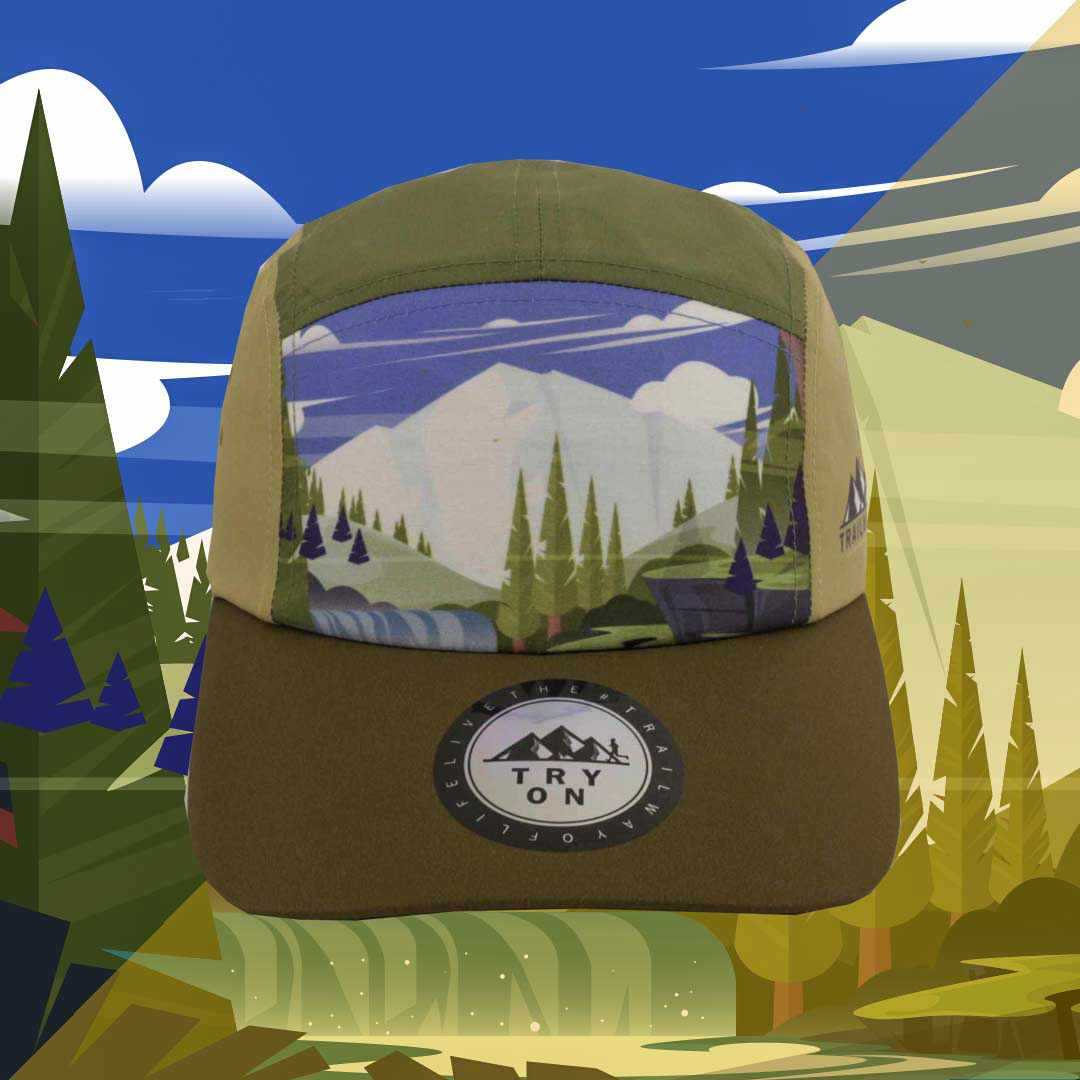 Running Hat - Green Jungle 