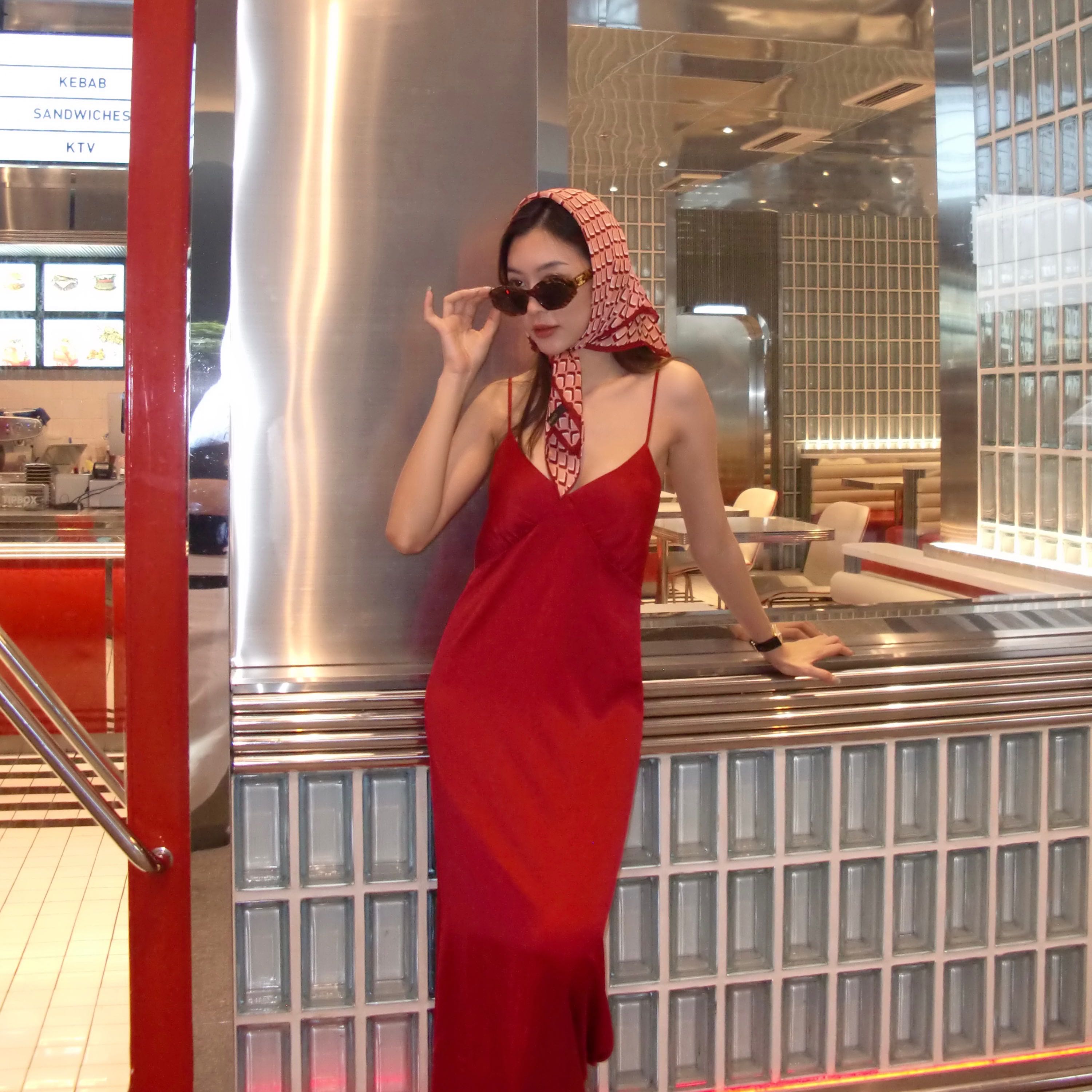 RINNA KOLE dress in Satin