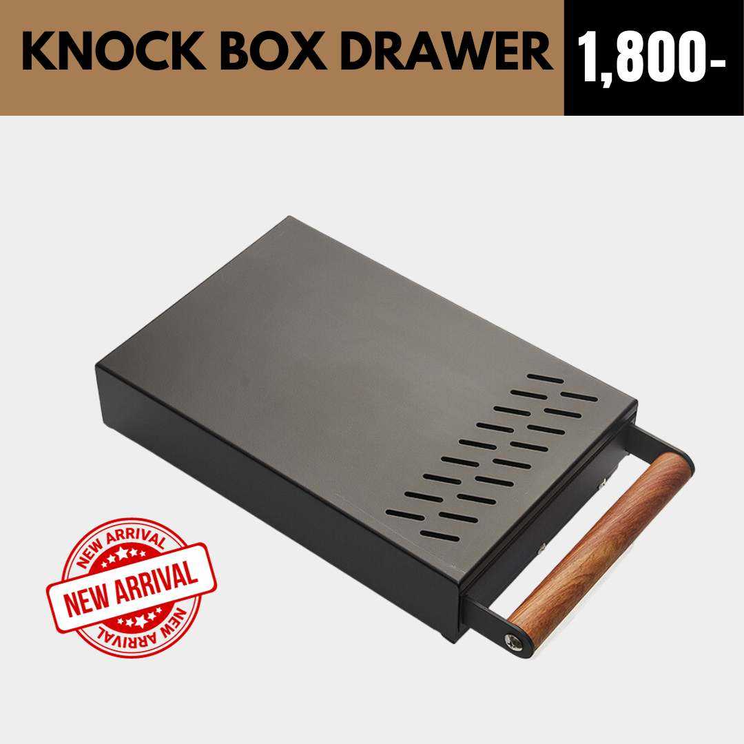 TCFBig Sales # Knock Box แบบลิ้นชัก (ด้ามไม้)