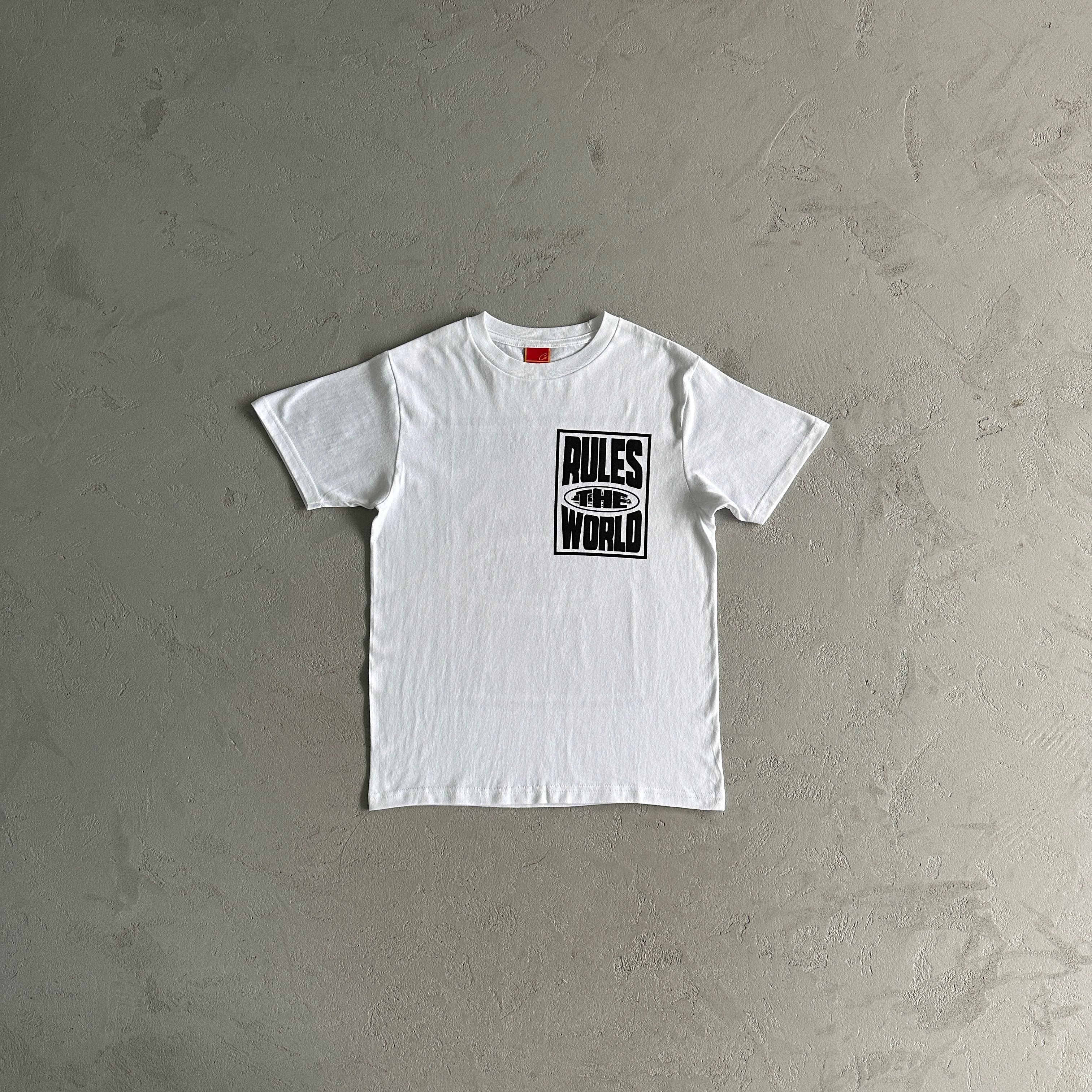 Corteiz Rules The World T-Shirt  White