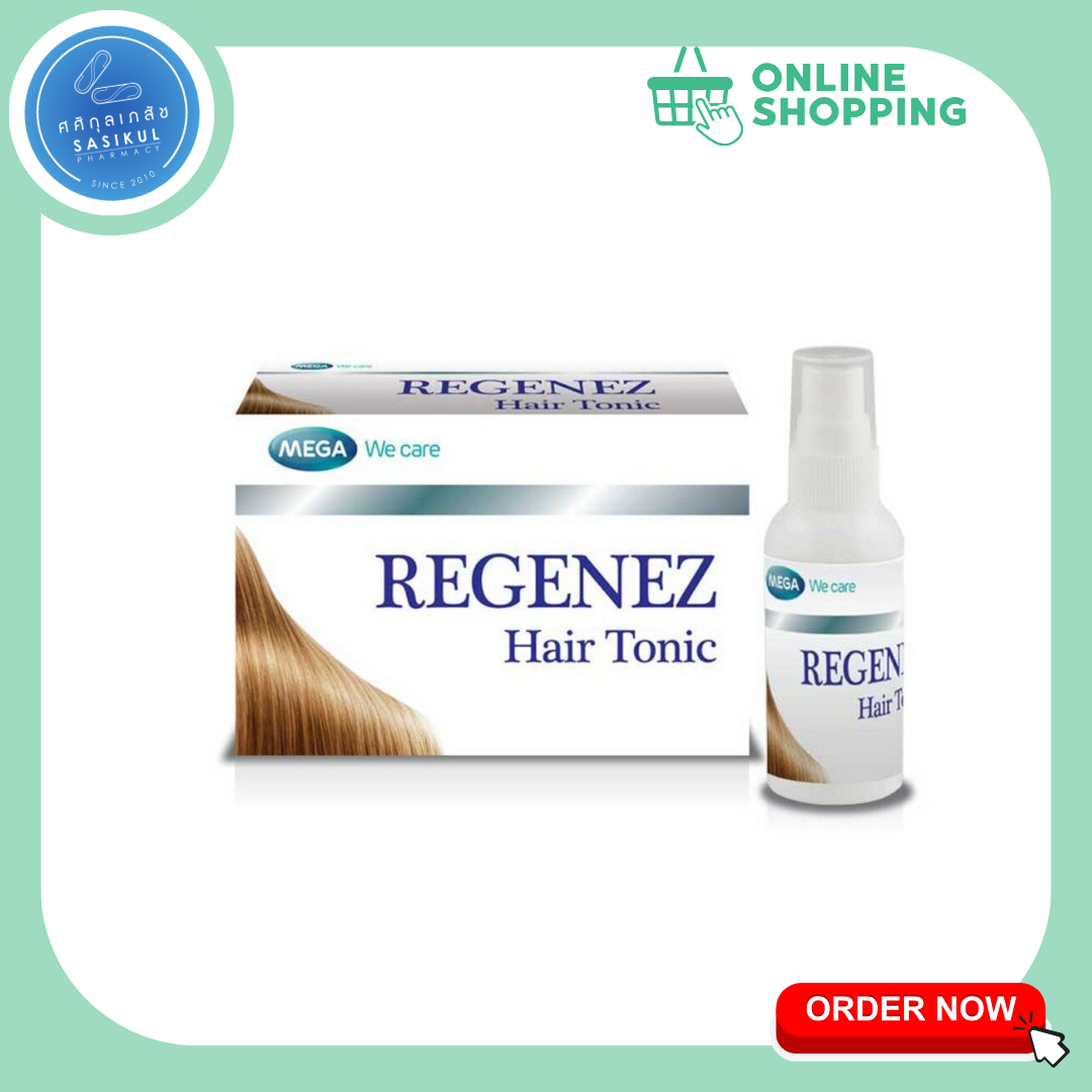 Mega We Care Regenez Hair Tonic Spray 30 ML. สเปรย์บำรุงรากผมให้แข็งแรง เร่งการงอกใหม่ของผม