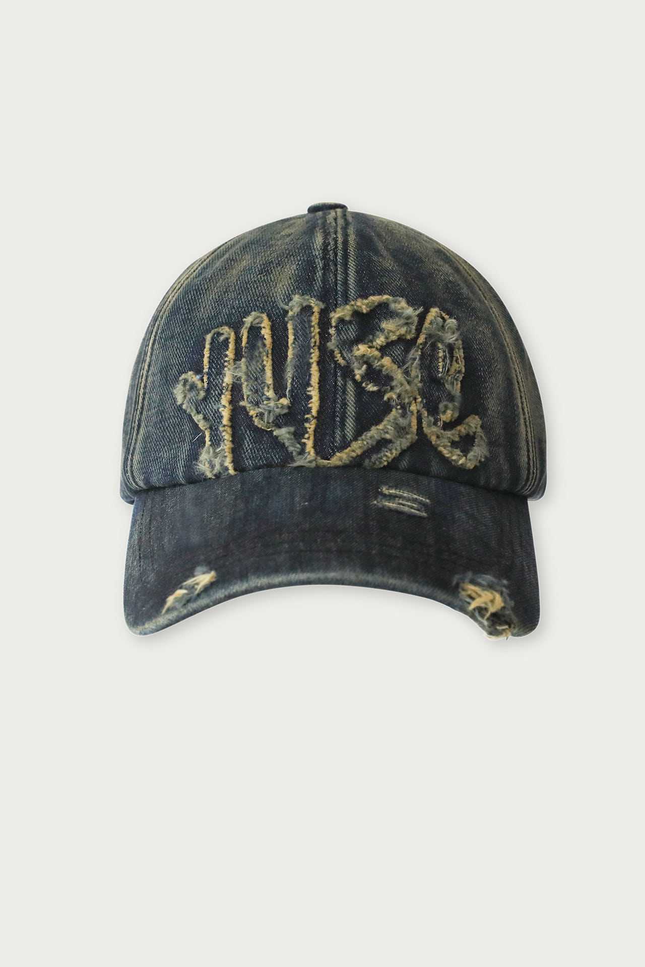 (pre,รวมส่ง) LOGO PATCH DENIM BALL CAP /Yuse