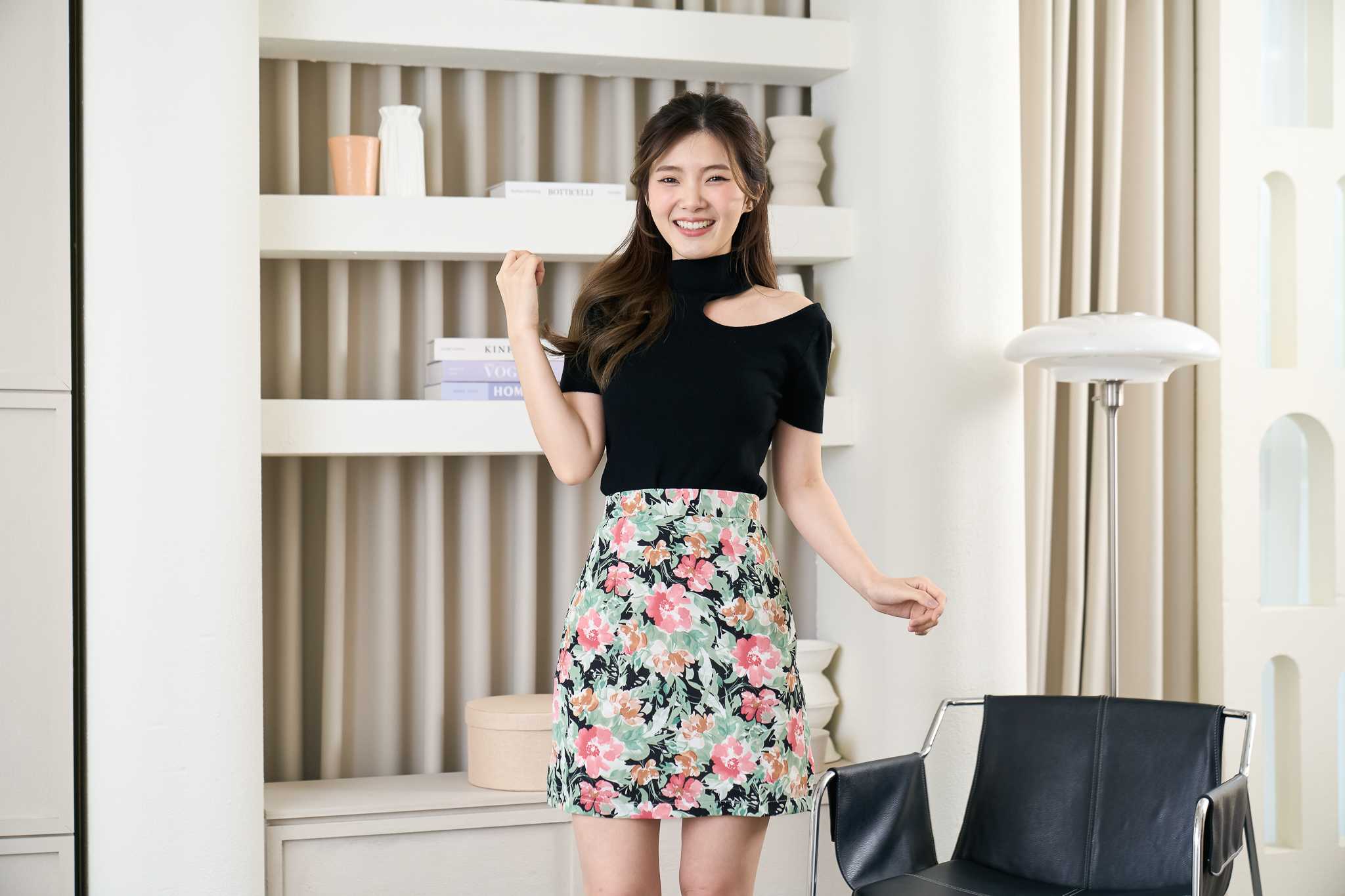 Pixie Skirt (Black Valentine)