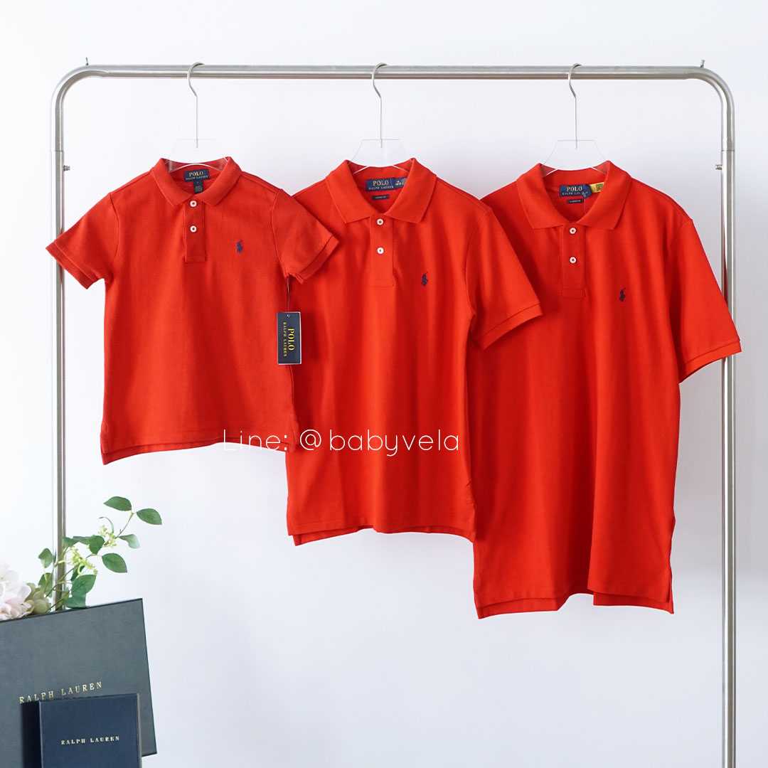 Cotton Mesh Polo Shirt (Red)