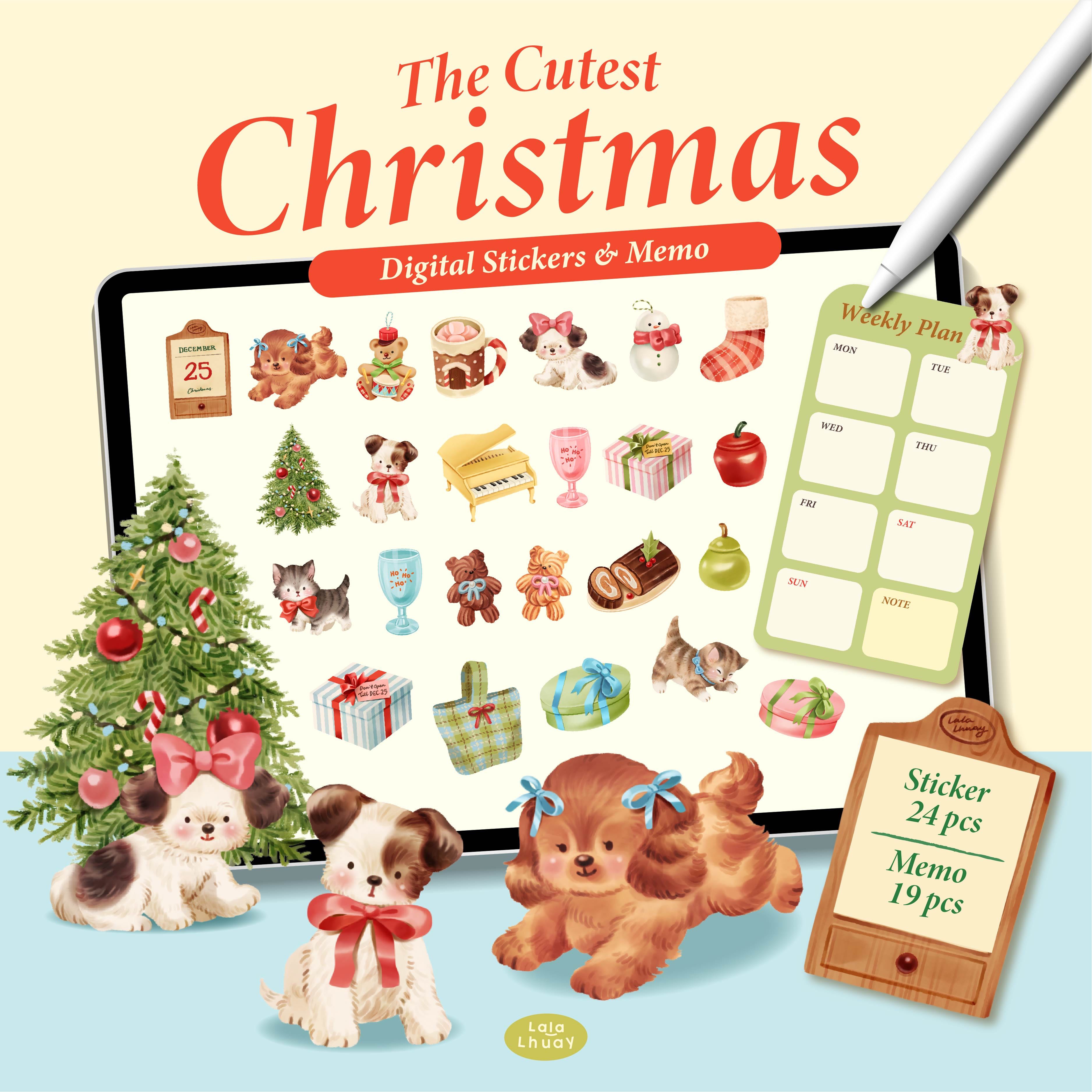 The Cutest Christmas (Digital Sticker & Memo)