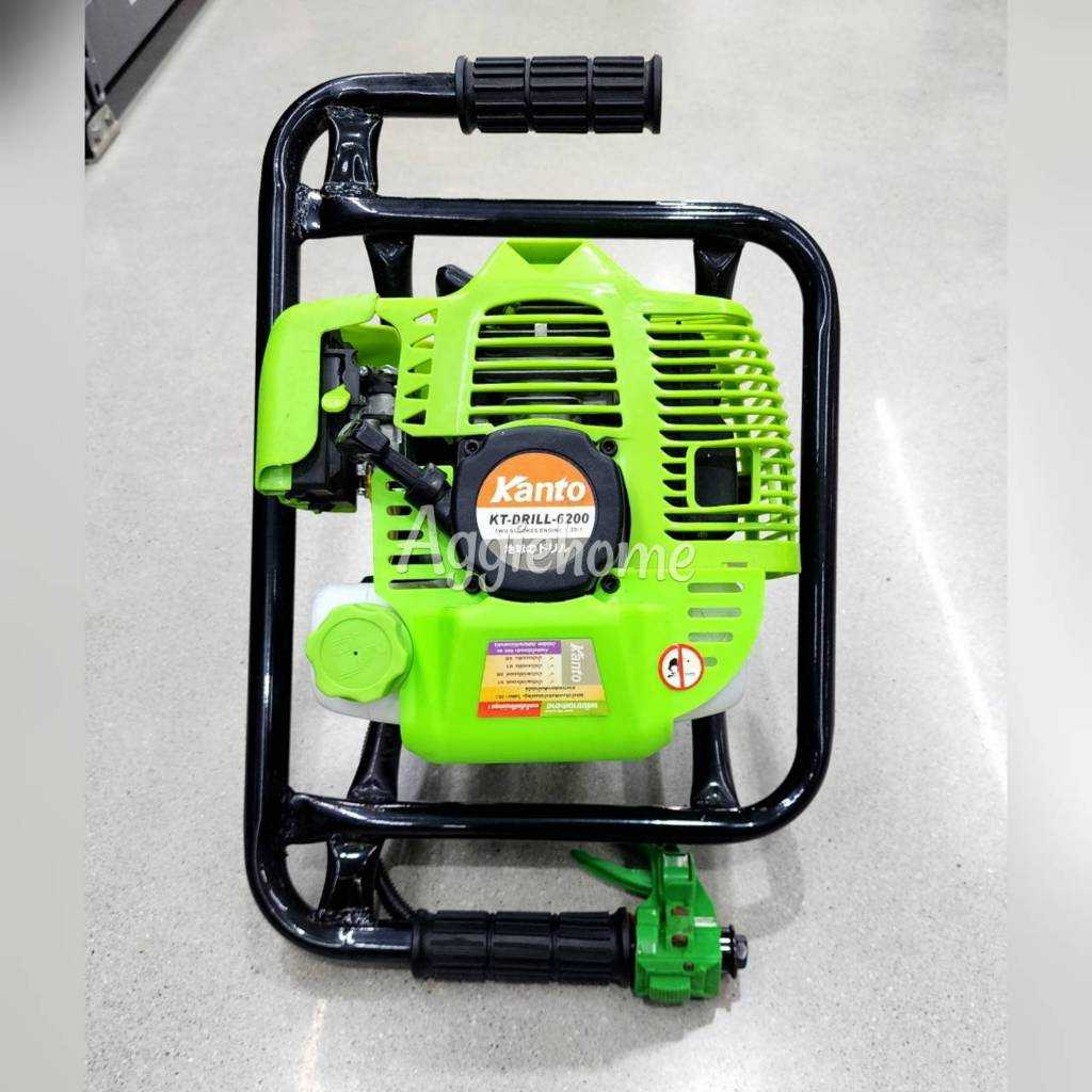 KANTO เครื่องเจาะดิน รุ่น KT-DRILL-6200 (เฉพาะตัวเครื่อง) เครื่องยนต์ 2 จังหวะ / 4 แรงม้า