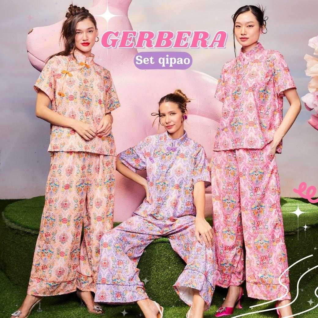 Set qipao Gerbera