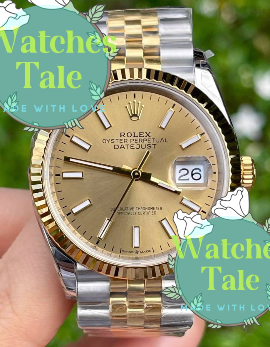 Rolex Datejust Champagne Dial 36mm. Yellow Gold Ref.126233 VSF 