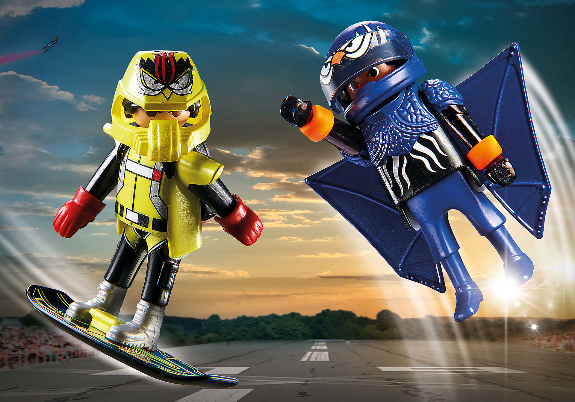 Playmobil 70824 DuoPack Air Stunt Show ดูโอ้ นักผาดโผนทางอากาศ