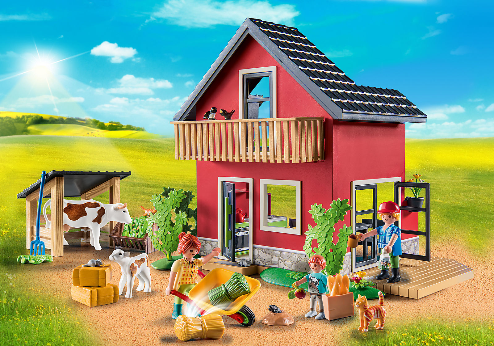 Playmobil 71248 Farm Farmhouse with Outdoor Area ฟาร์ม บ้านไร่