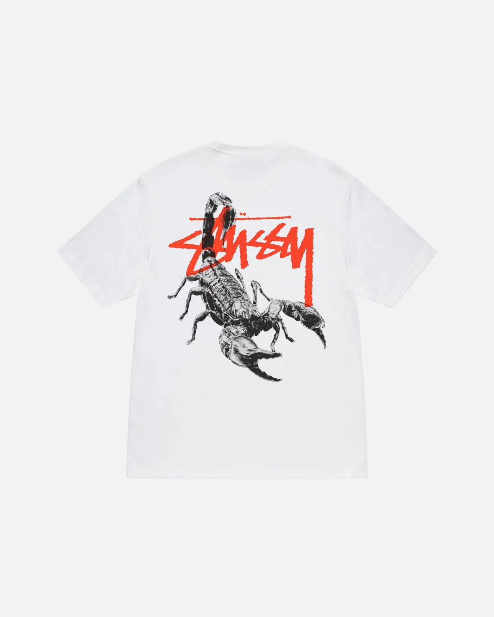 STUSSY SCORPION TEE WHITE