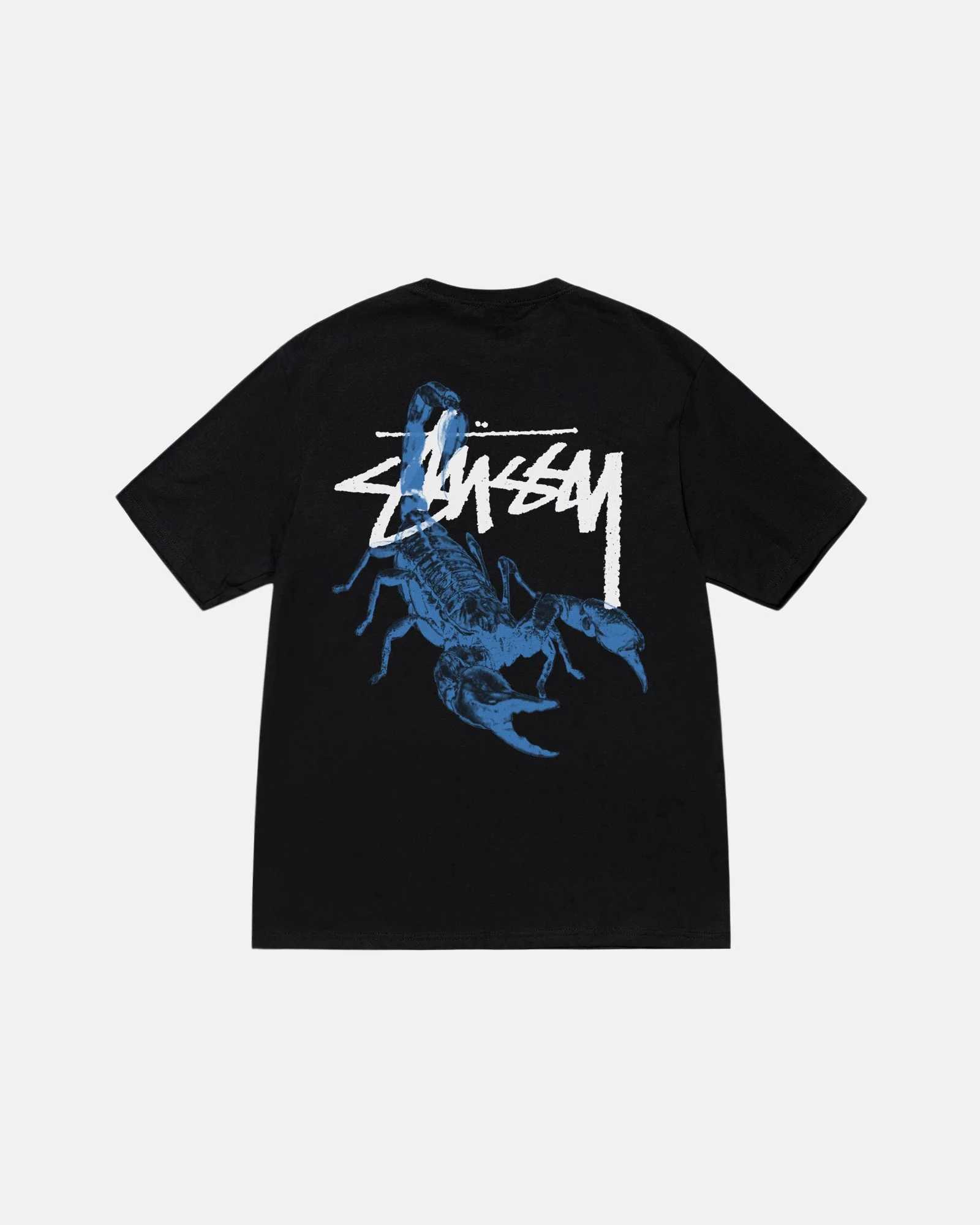 STUSSY SCORPION TEE BLACK