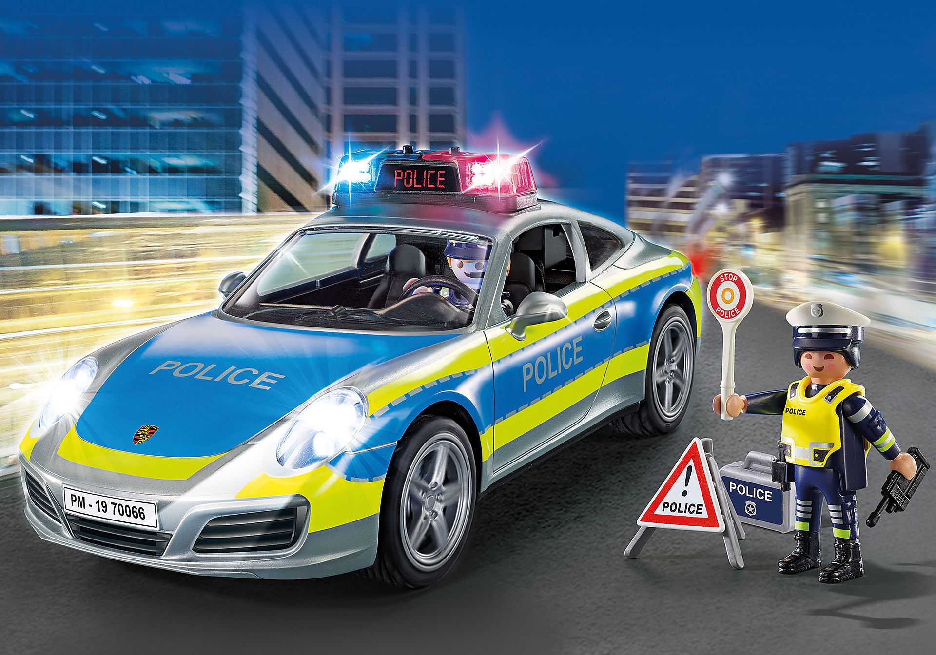Playmobil 70066 Porsche 911 Carrera 4S Police พอร์ช รถพอร์ช ตำรวจ 911 Carerea 4s