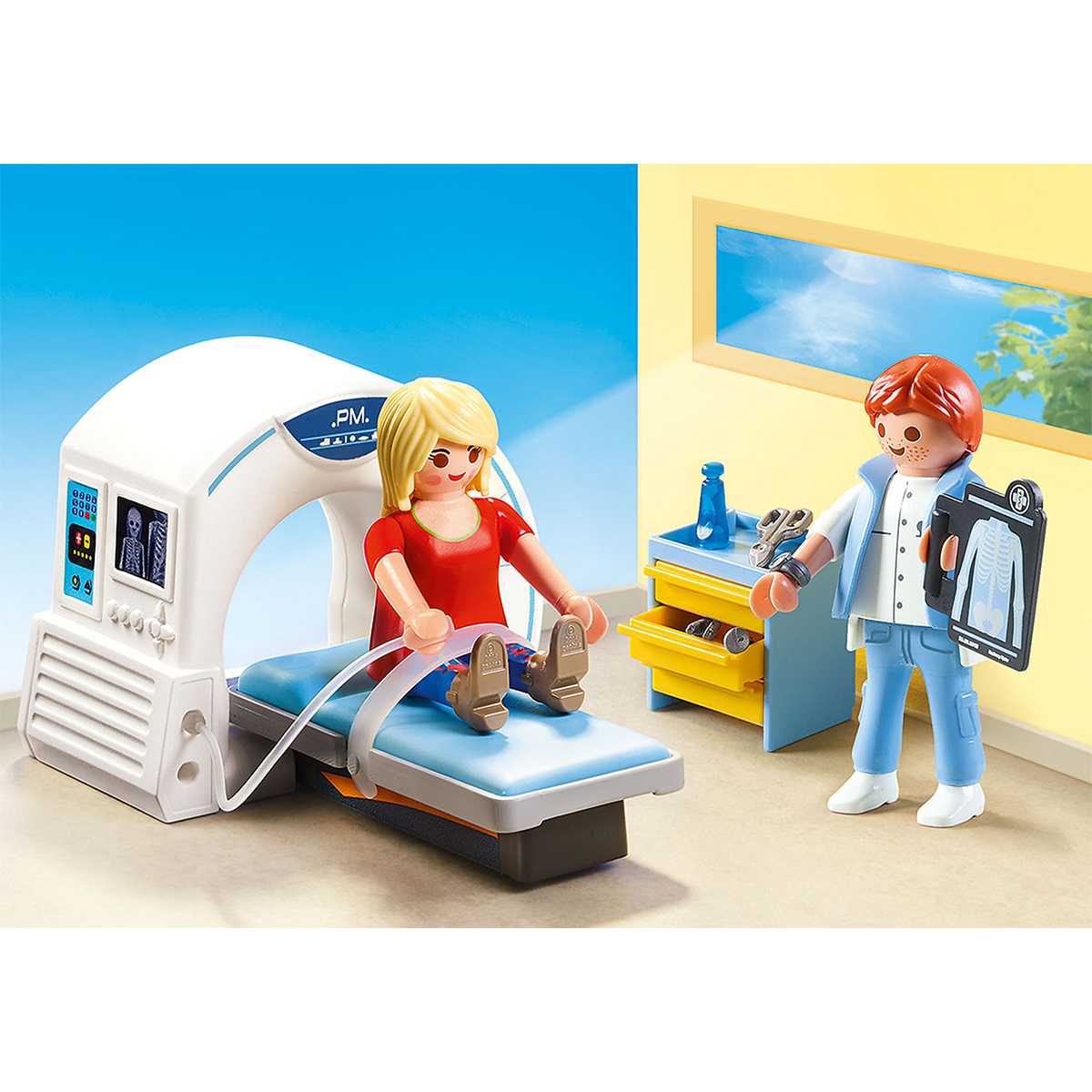 Playmobil 70196 Hospital Radiologist โรงพยาบาล อุโมงค์ฉายรังสีเอ๊กซเรย์