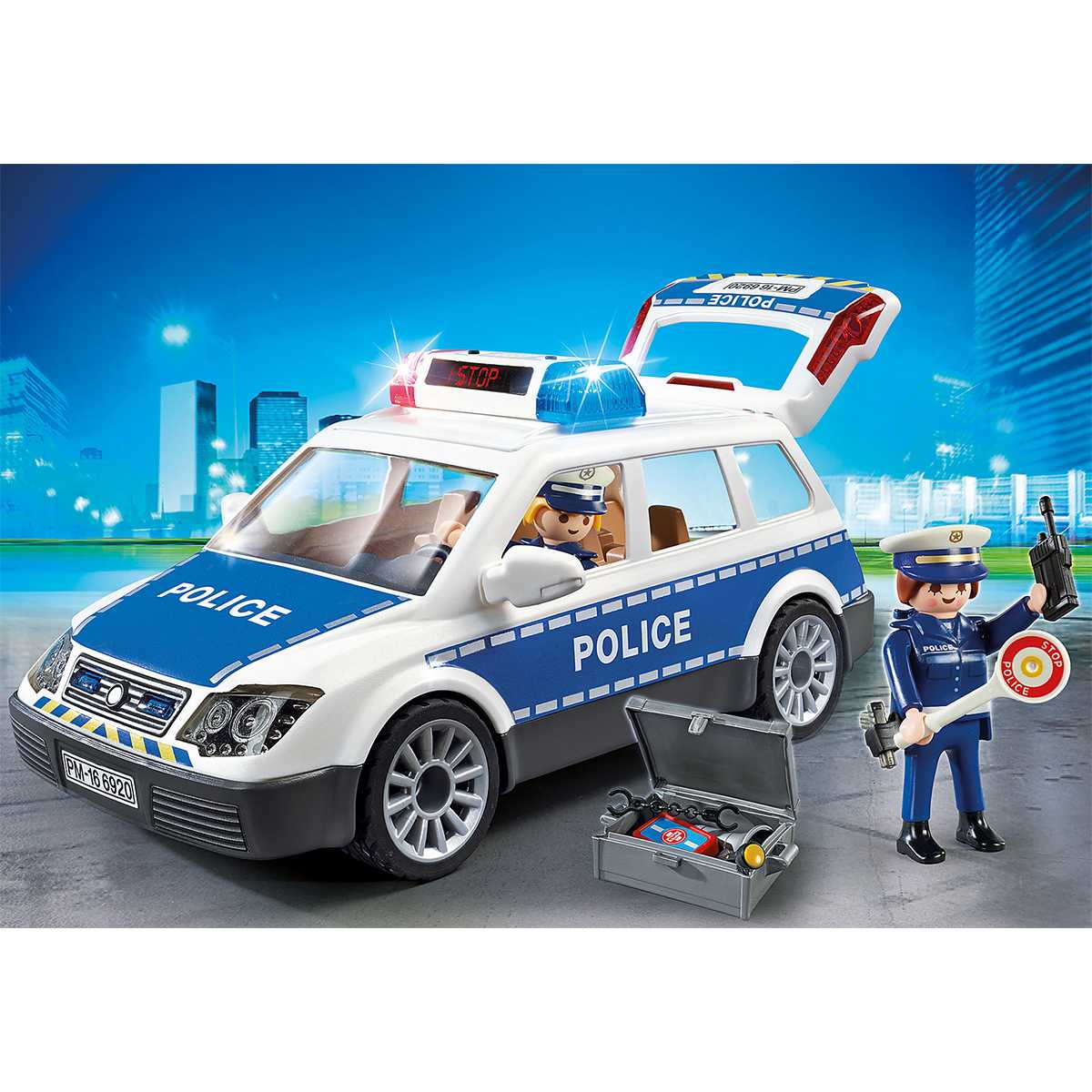 Playmobil 6920 City Action Squad Car with Lights and Sound ซิตี้แอคชั่น รถตำรวจ มีไฟ+เสียง