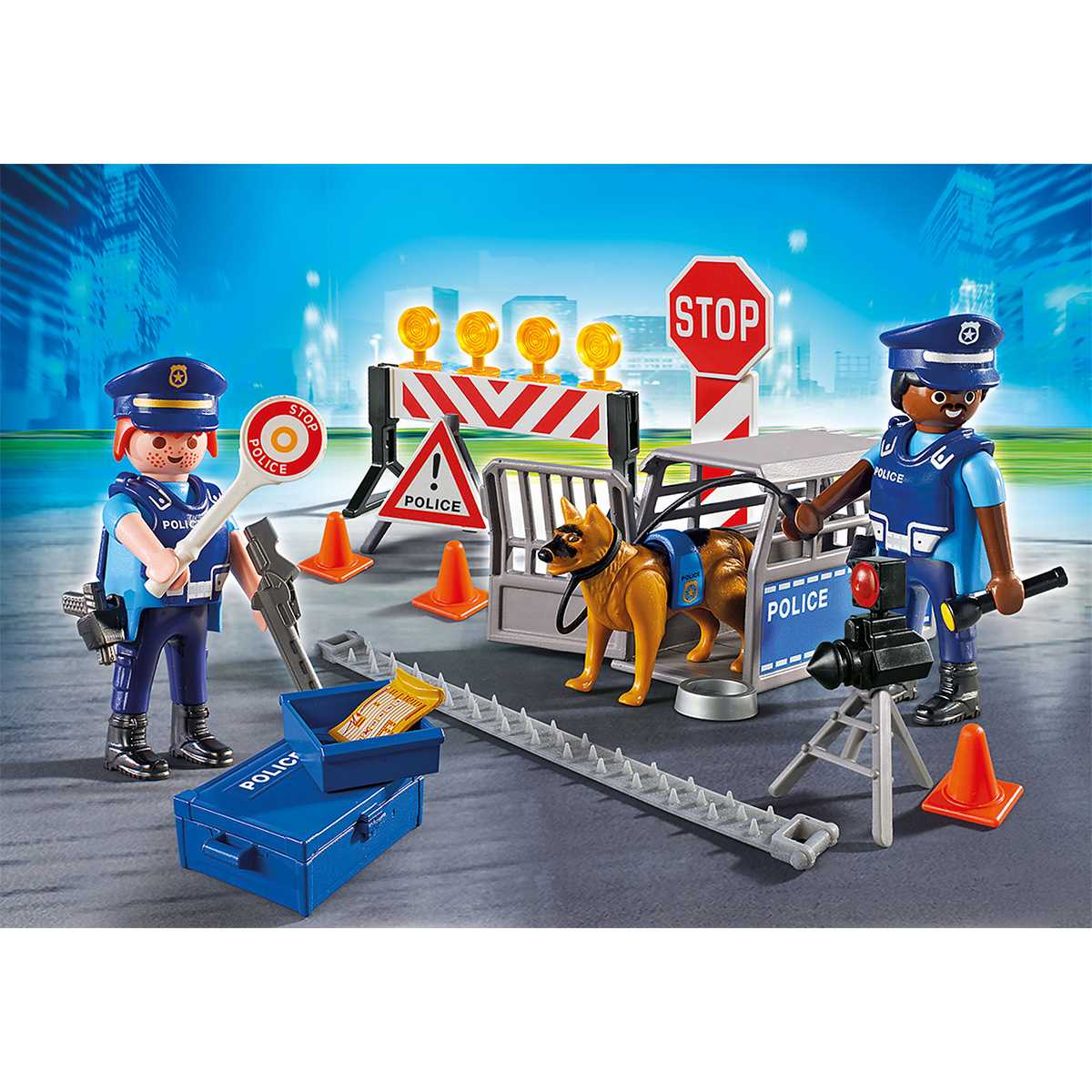 Playmobil 6924 City Action Police Roadblock ซิตี้แอคชั่น ตำรวจด่านสกัดกีดขวาง