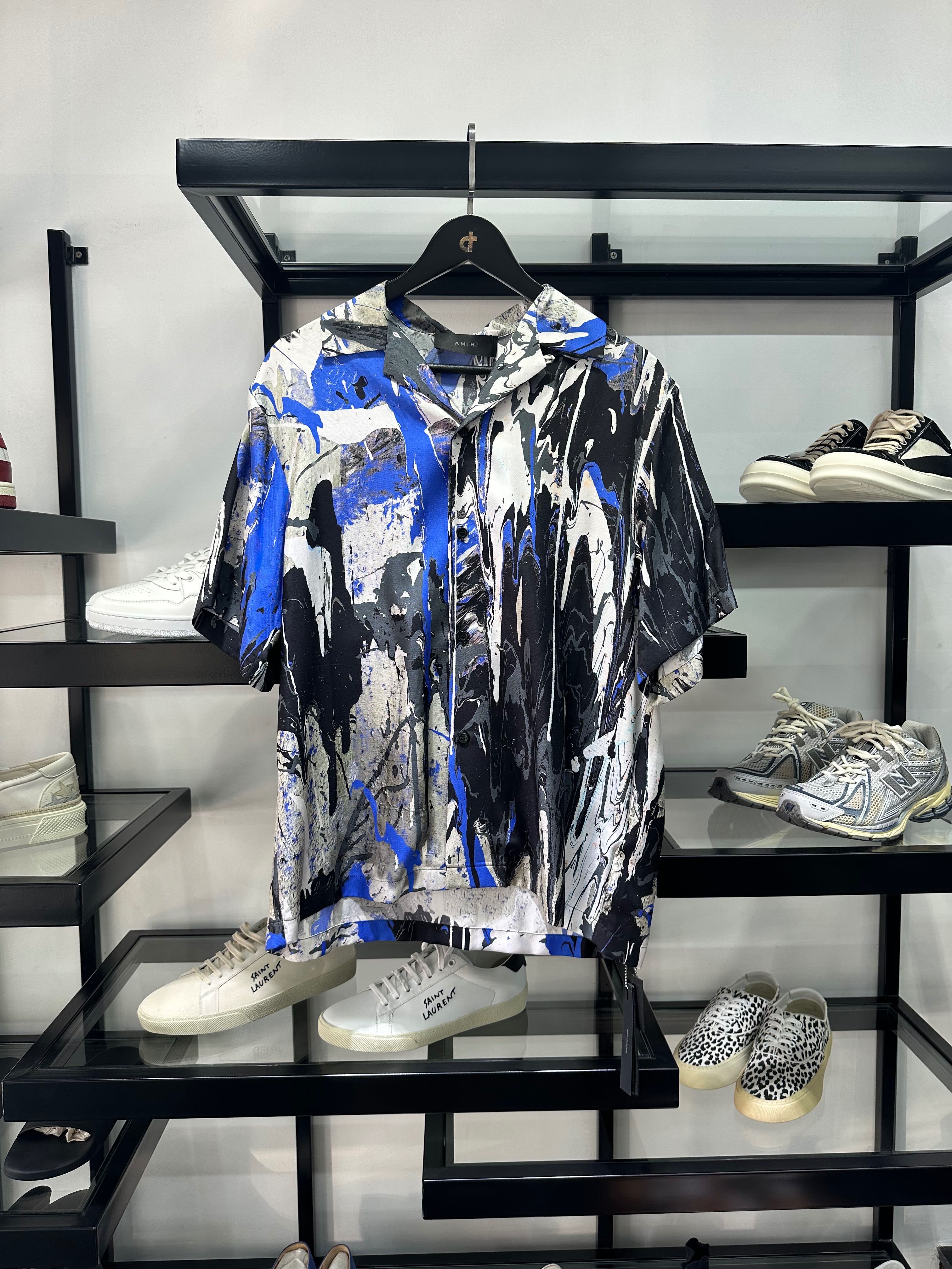 Amiri Paint Silk Shirt