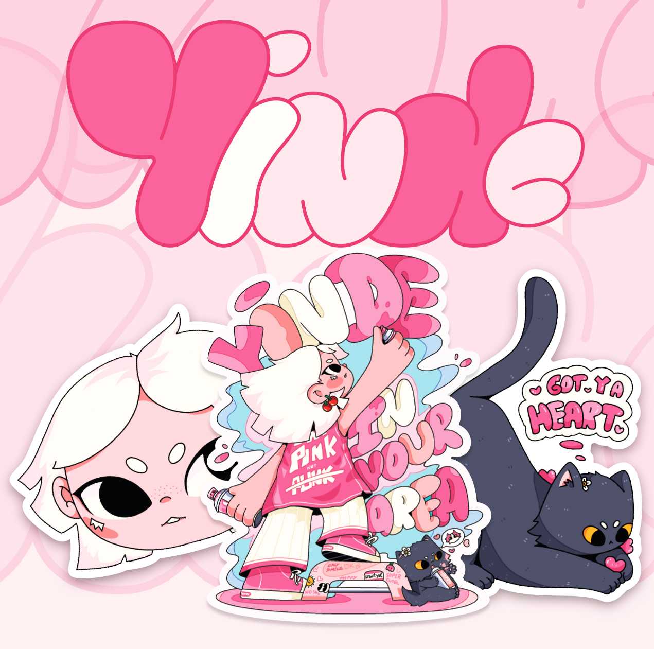YINDE IN YOUR AREA STICKERS PACK