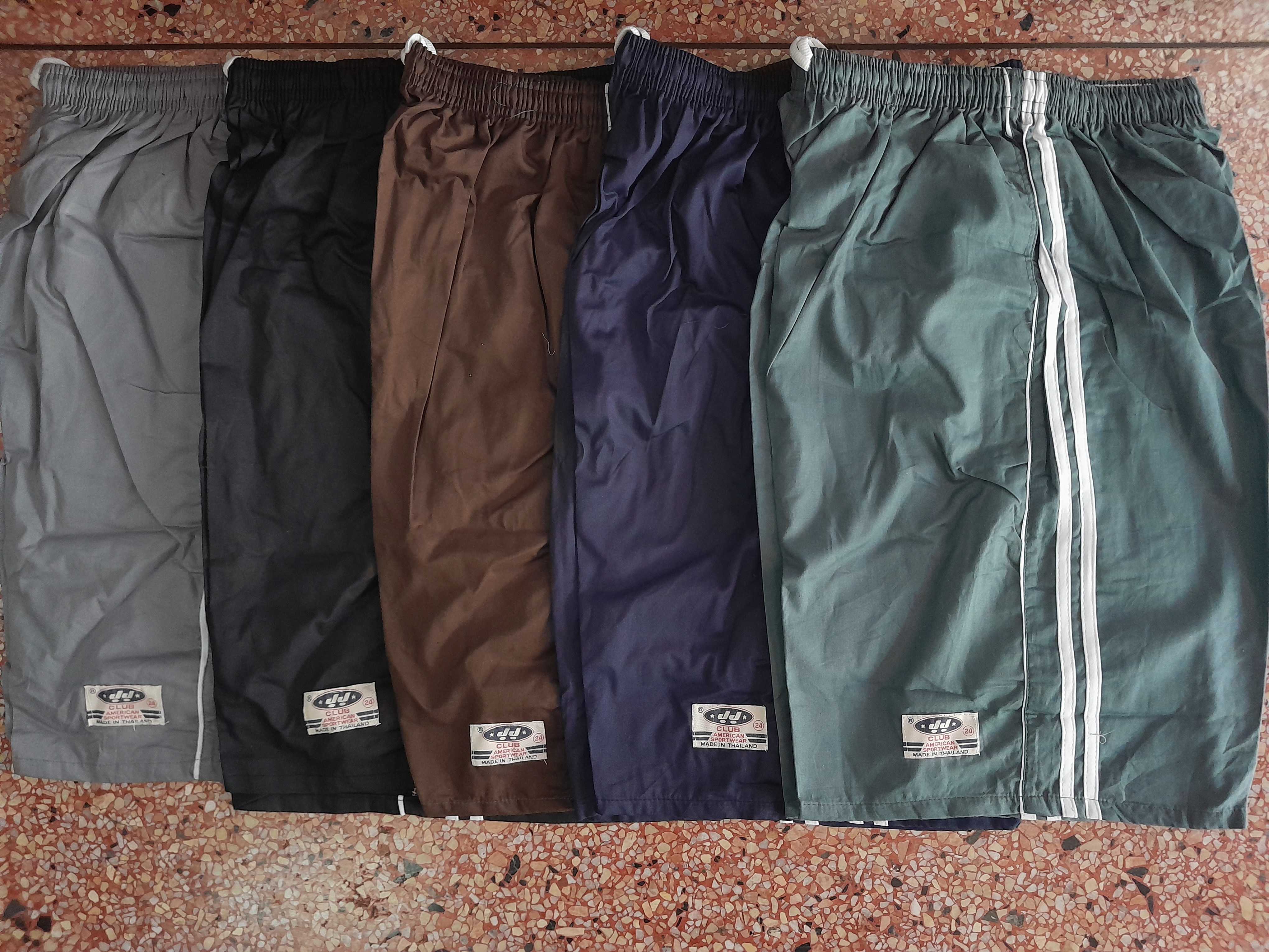 กางเกงเจเจพื้นไซส์ XXL แต่งเทป3แถบ