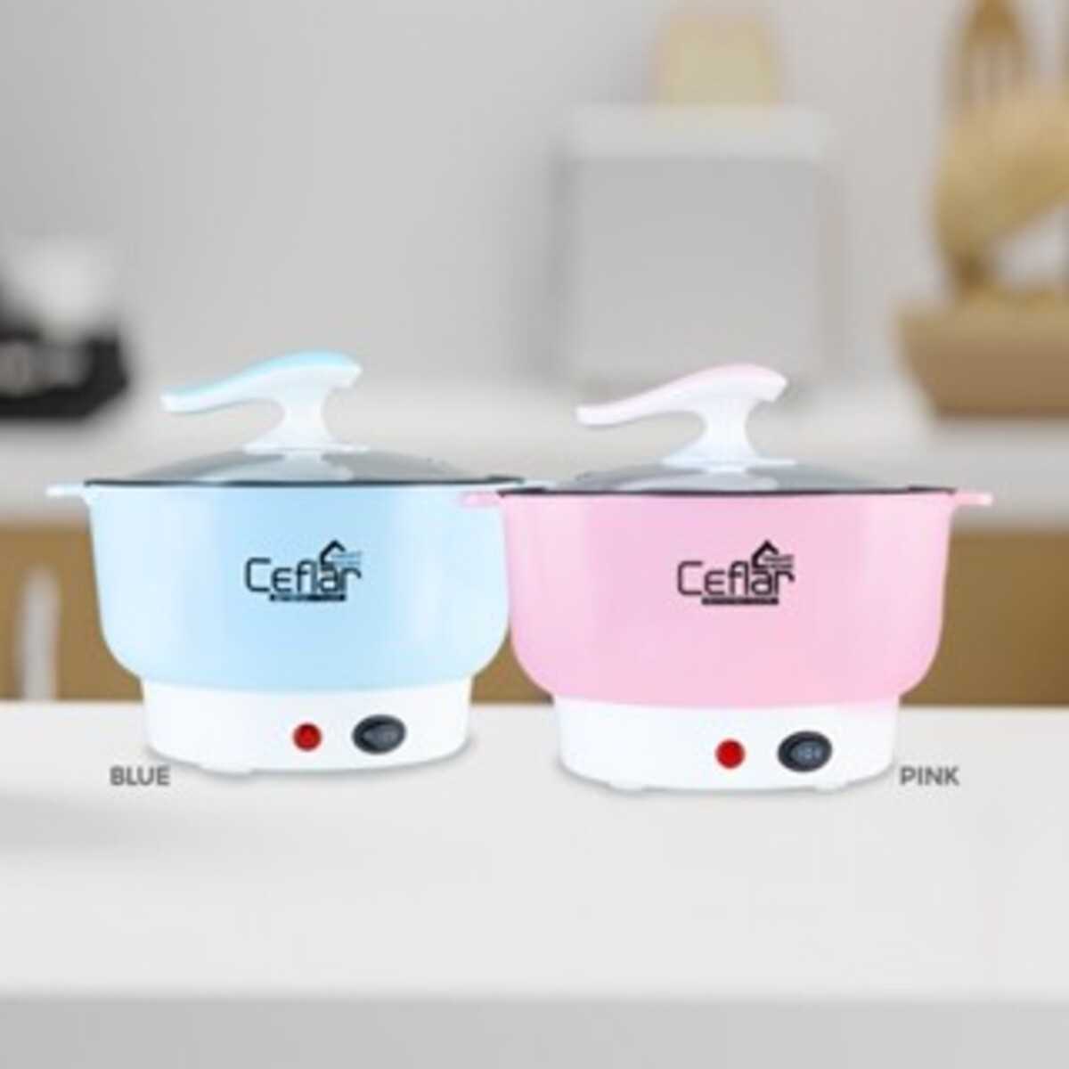 Ceflar CSH-09 หม้อสุกี้ ชาบู ขนาดพกพา รุ่น CSH-09 ขนาด 1.5 ลิตร หม้ออเนกประสงค์