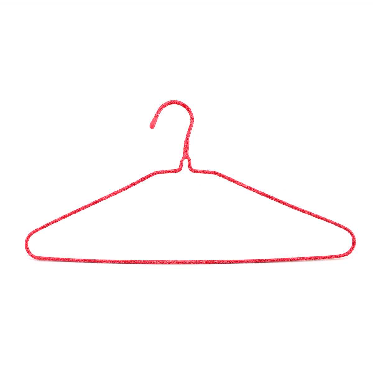 ไม้แขวนเสื้อเคลือบPE หุ้มเกลียว(สีหิมะ)1x10 หนาพิเศษ