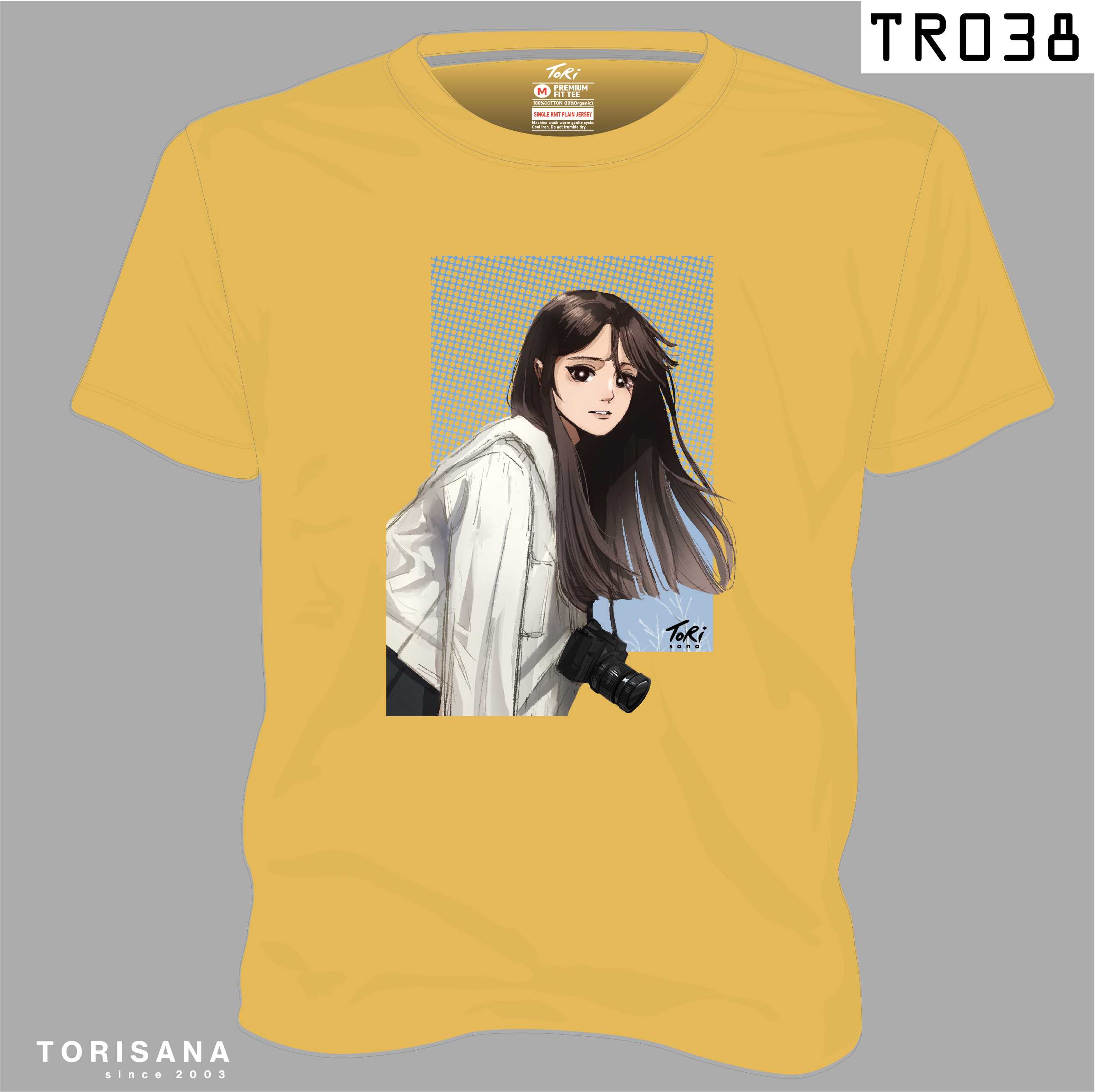TR038 TSHIRT DTG PRINTED ANIME เสื้อยืด