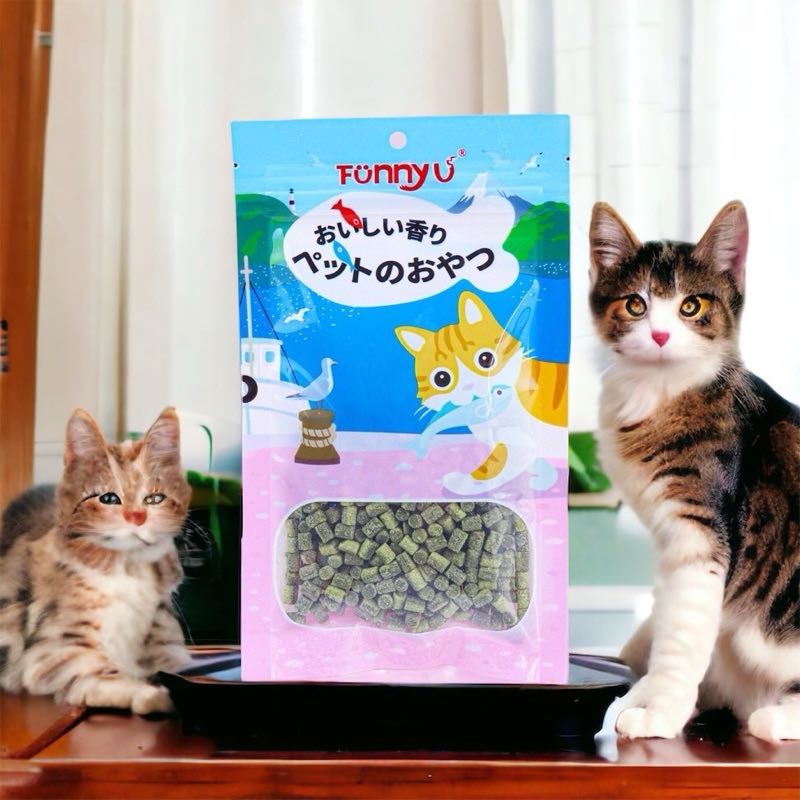 ขนมหญ้าแมว แบบเม็ด (Cat Nip)