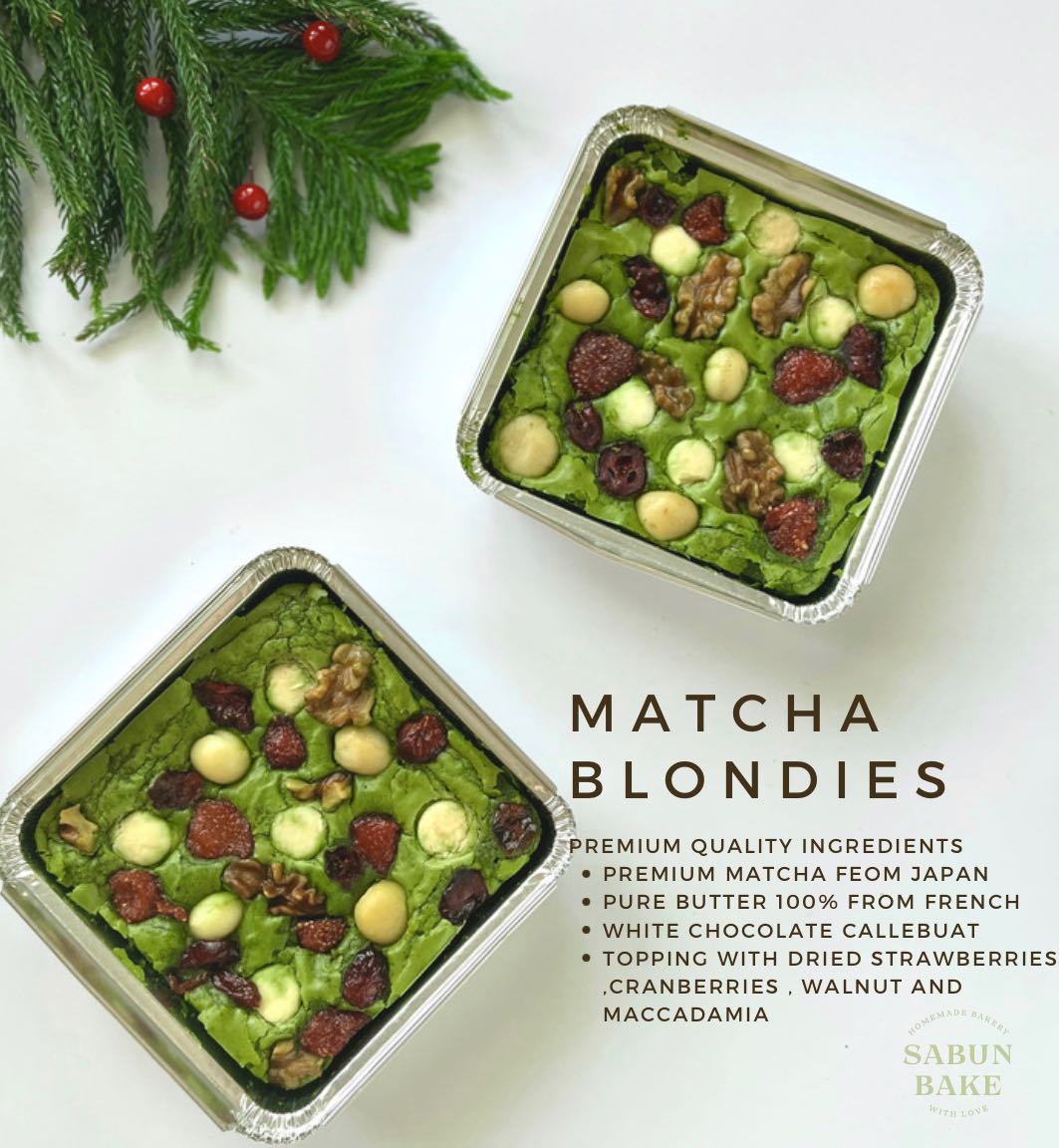 Matcha Blondies