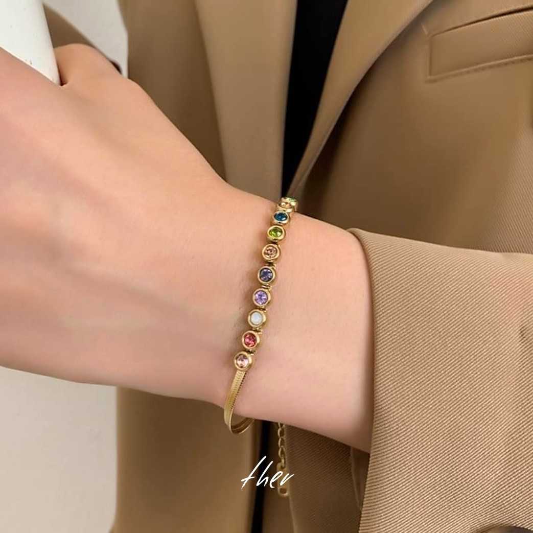 สร้อยข้อมือ THER-283 🌈สี gold 🌈HAPPY SUMMER