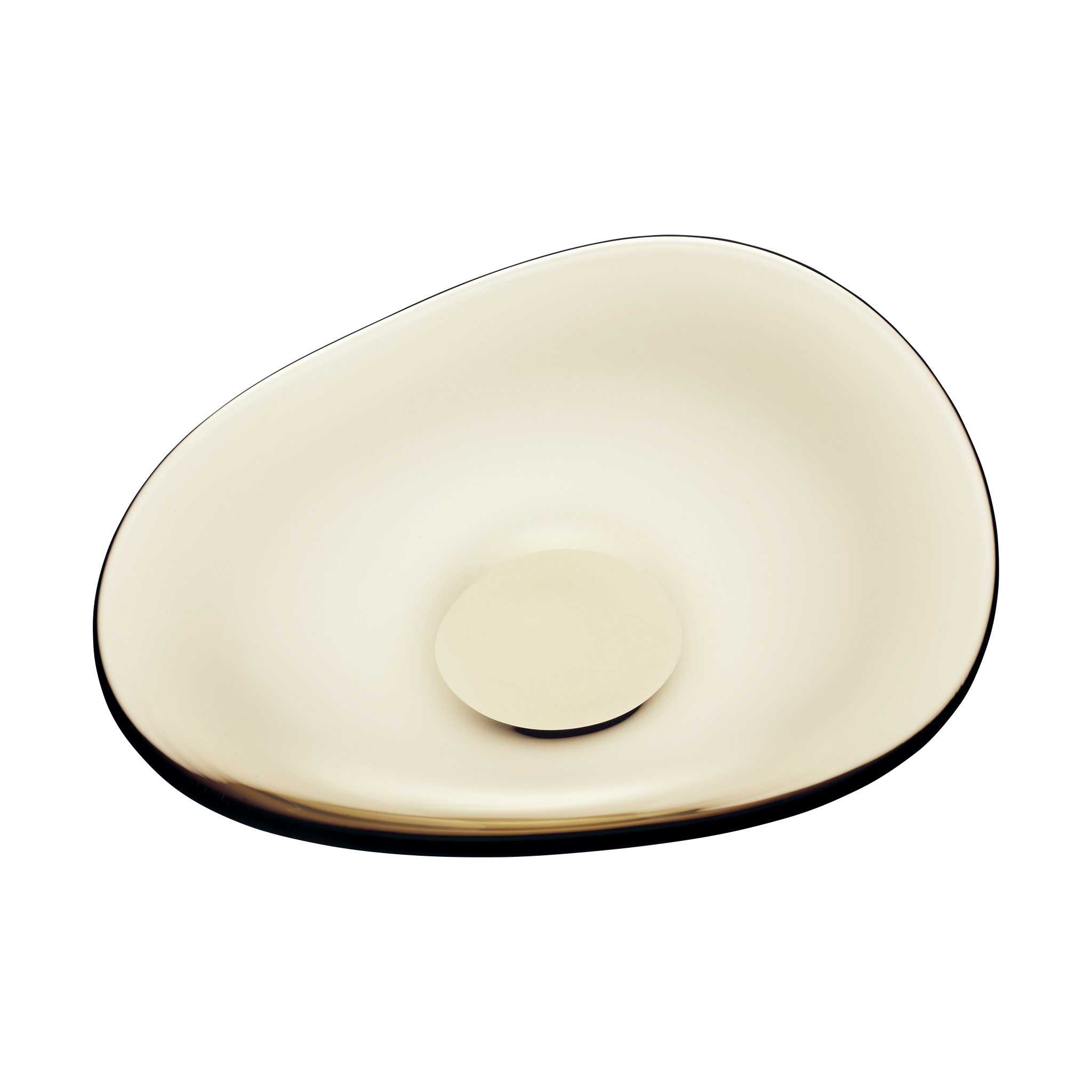 Sugahara SGHR Tutti: Plate Tan Glass