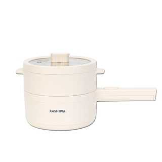 Kashiwa หม้อมินิไฟฟ้า หม้อสุกี้ชาบู กระทะไฟฟ้า พร้อมซึ้งนึ่ง รุ่น KW-108 หม้อไฟฟ้า อเนกประสงค์
